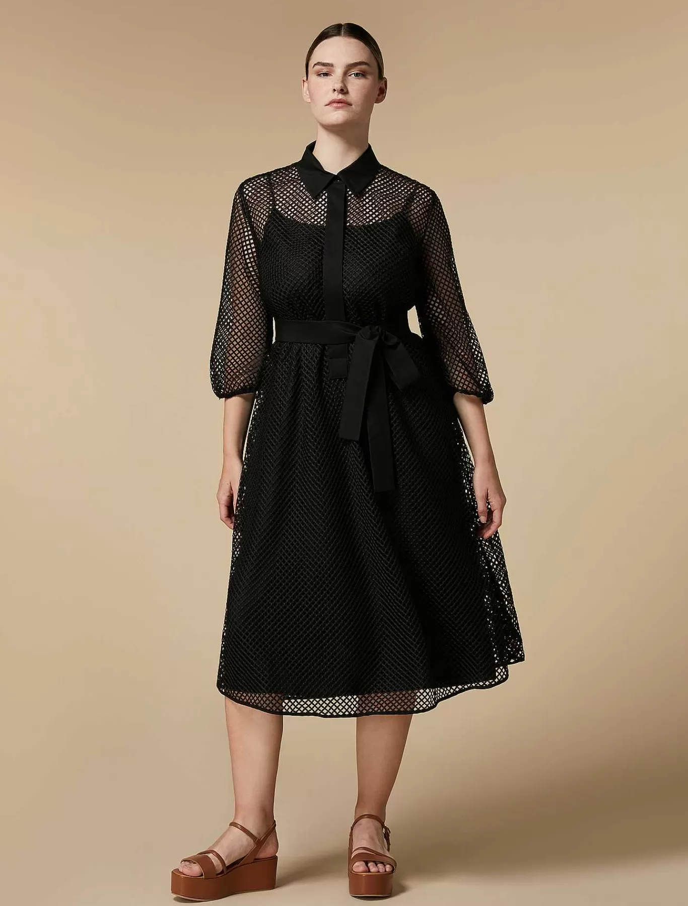 Discount Robe En Maille Et Popeline Femmes Robes