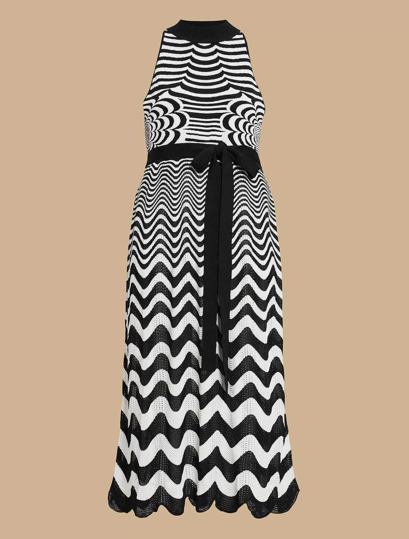 Shop Robe En Maille Jacquard Femmes Robes