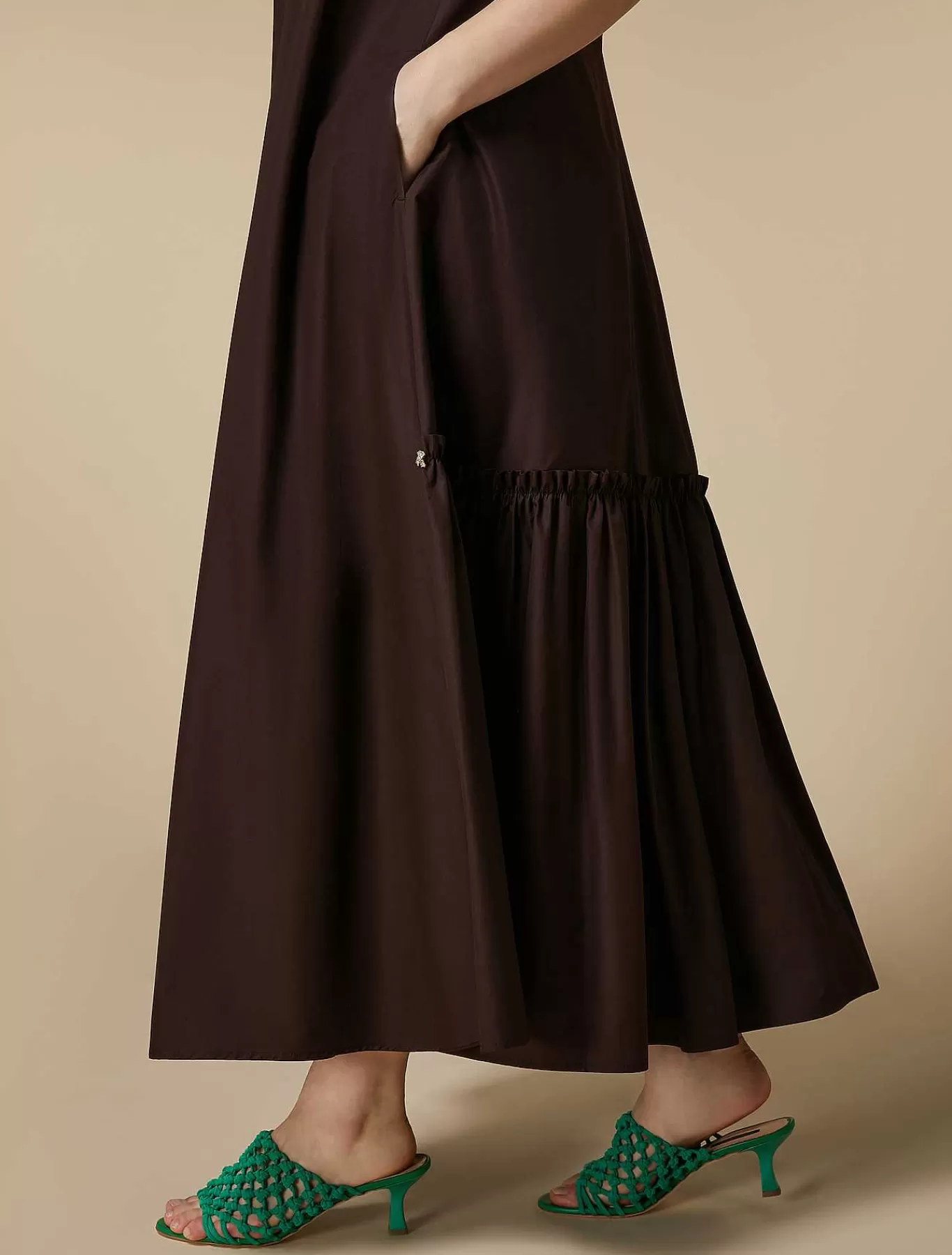Fashion Robe En Popeline Femmes Robes