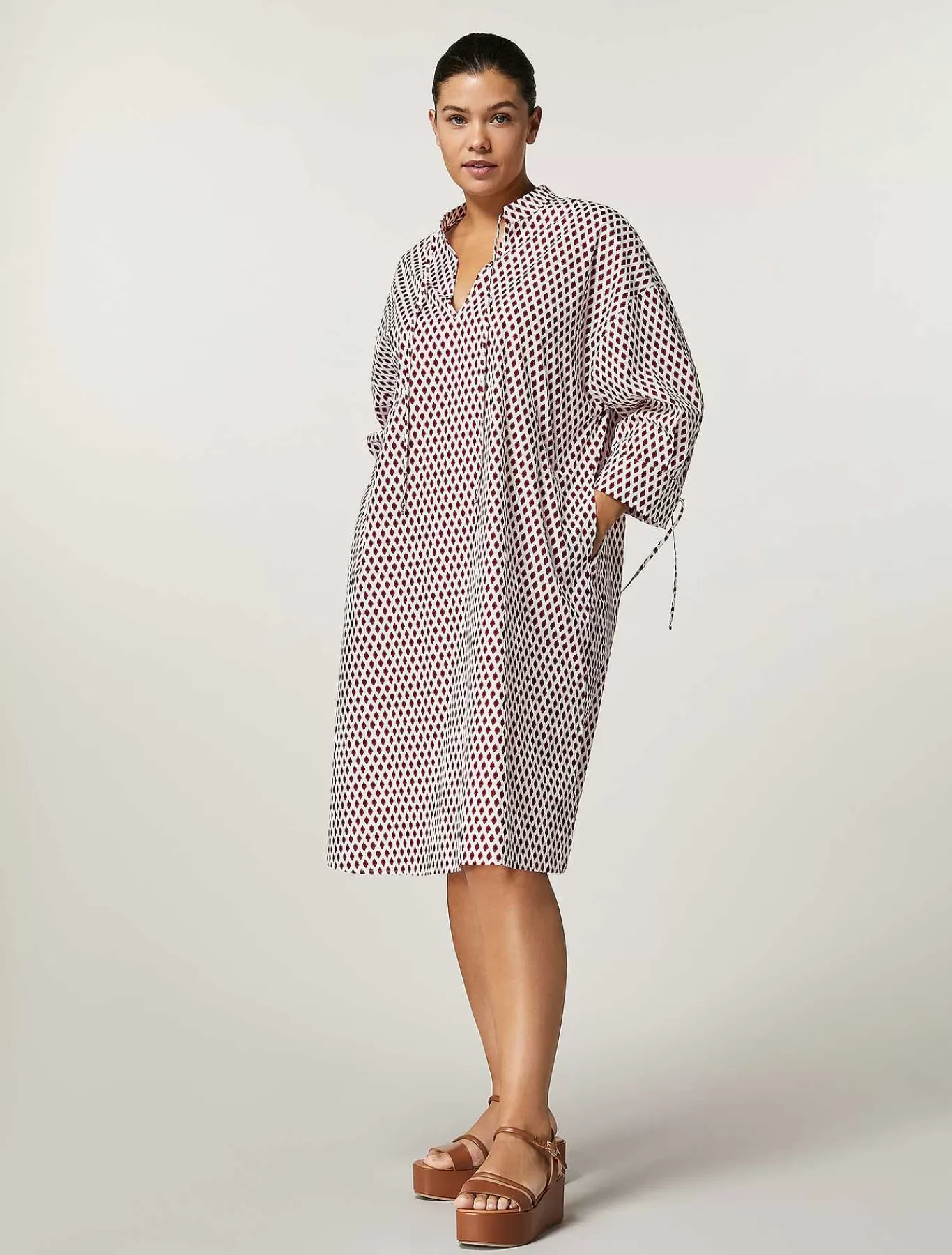 Store Robe En Popeline De Coton Femmes Robes