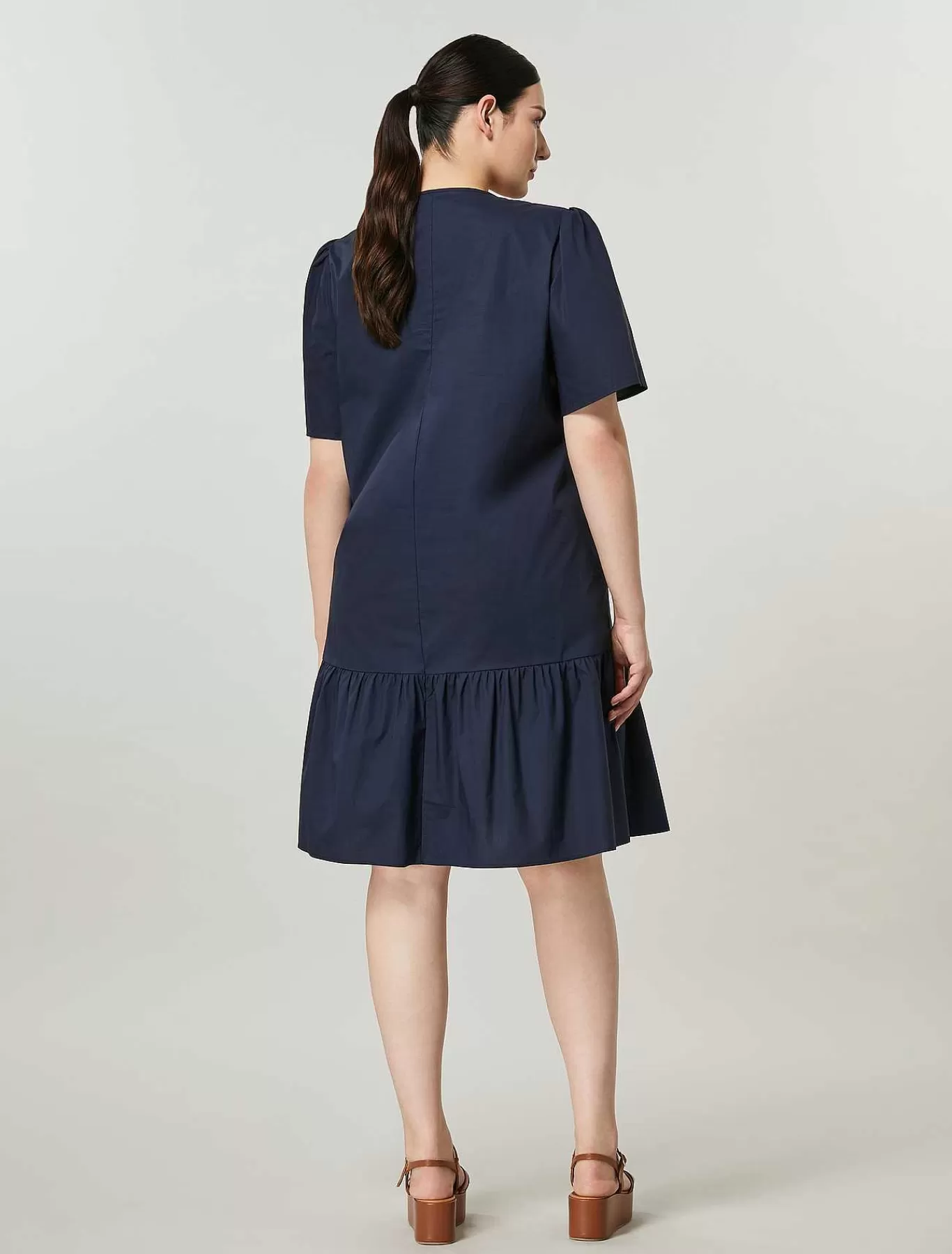 Clearance Robe En Popeline De Coton Femmes Robes