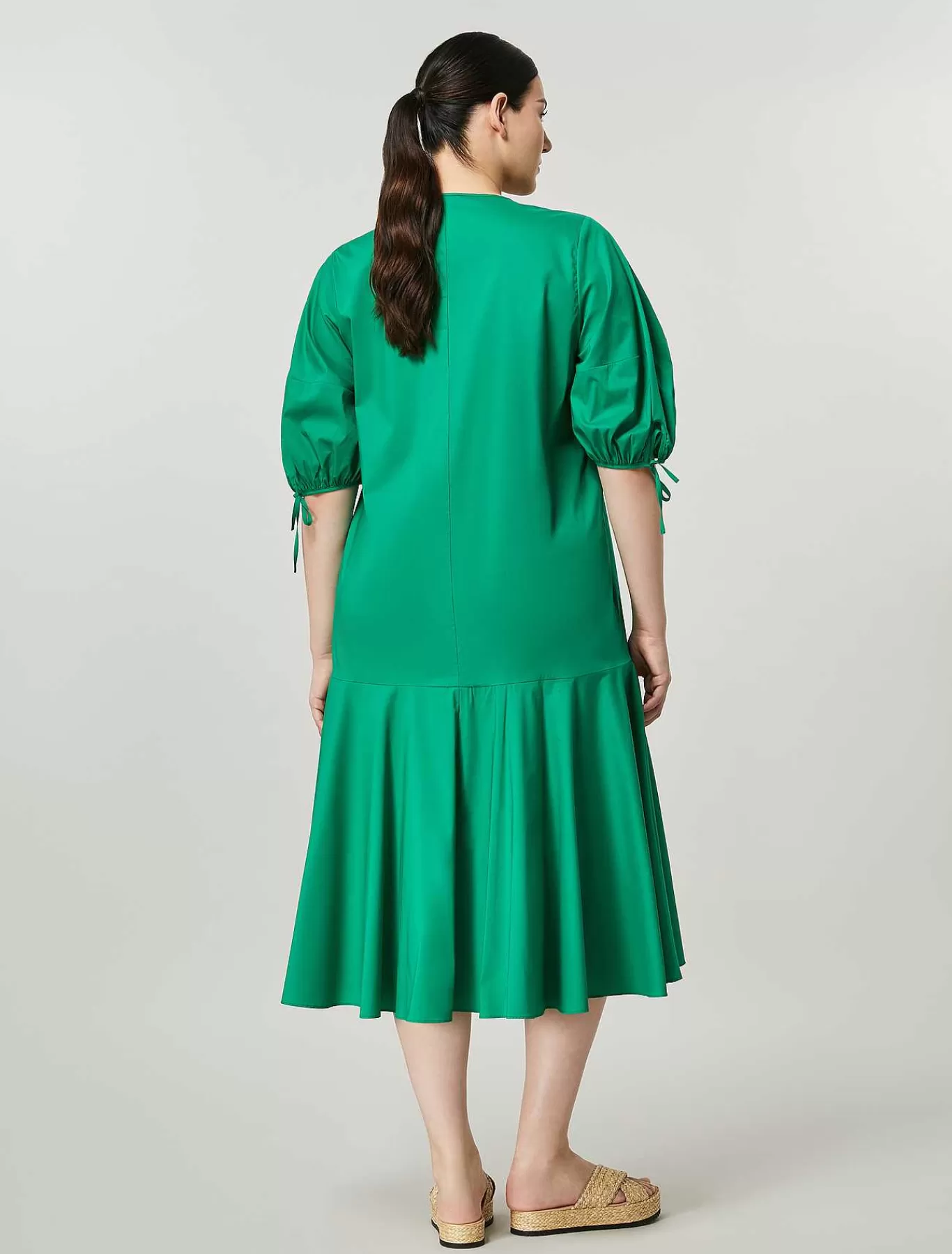 New Robe En Popeline De Coton Femmes Robes