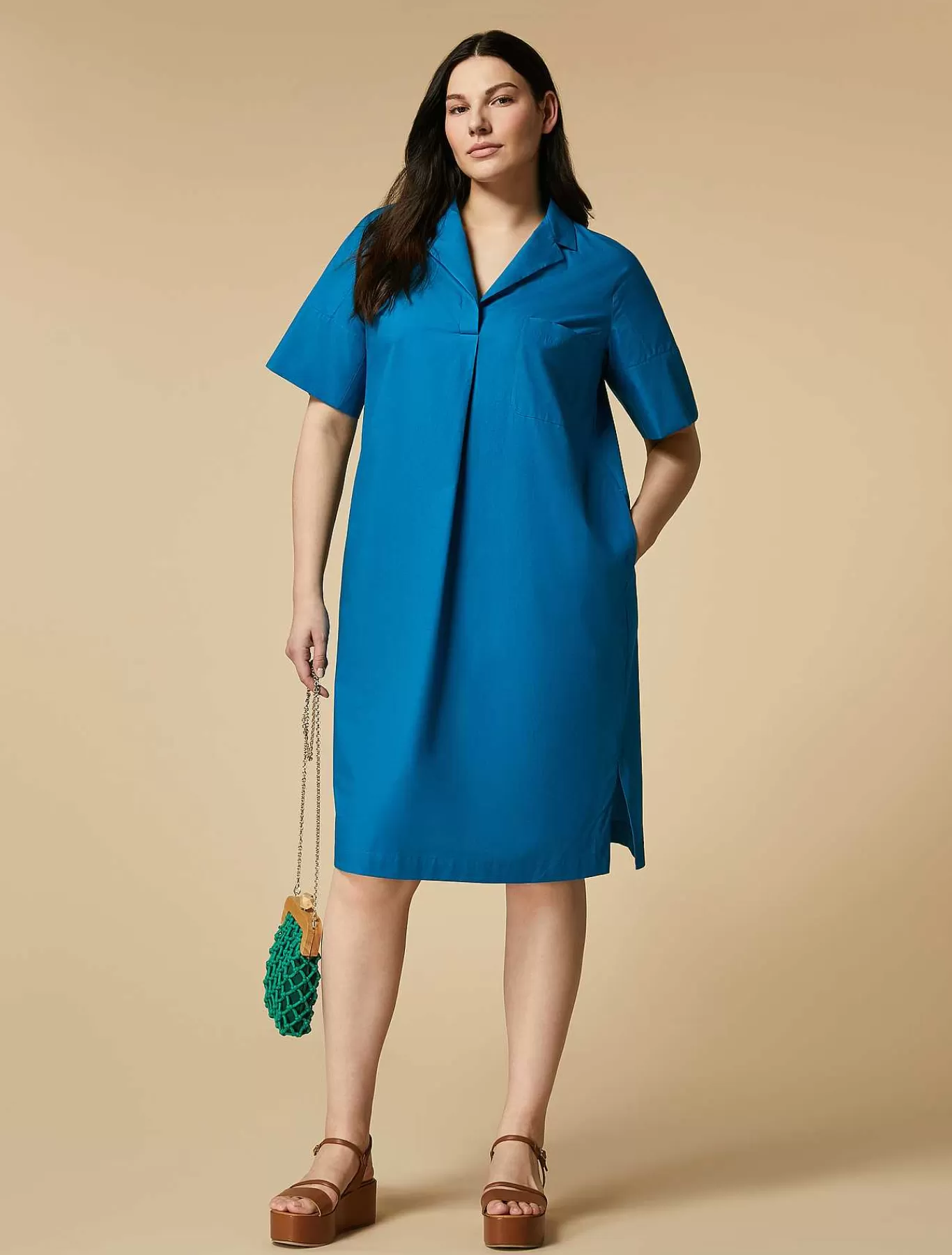 Shop Robe En Popeline De Coton Femmes Robes