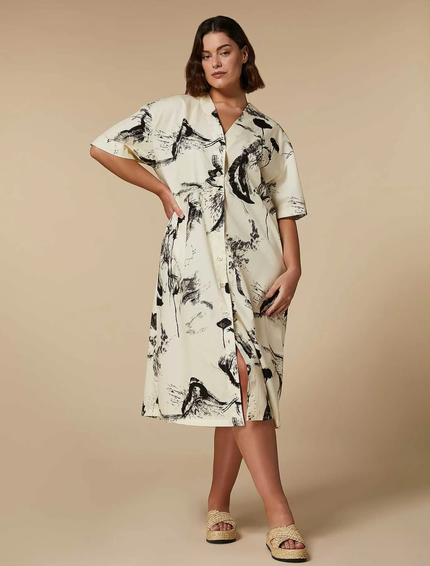 New Robe En Popeline De Coton Biologique Femmes Robes