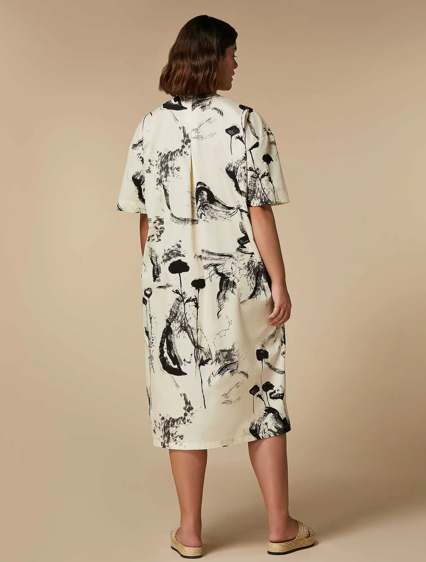 New Robe En Popeline De Coton Biologique Femmes Robes