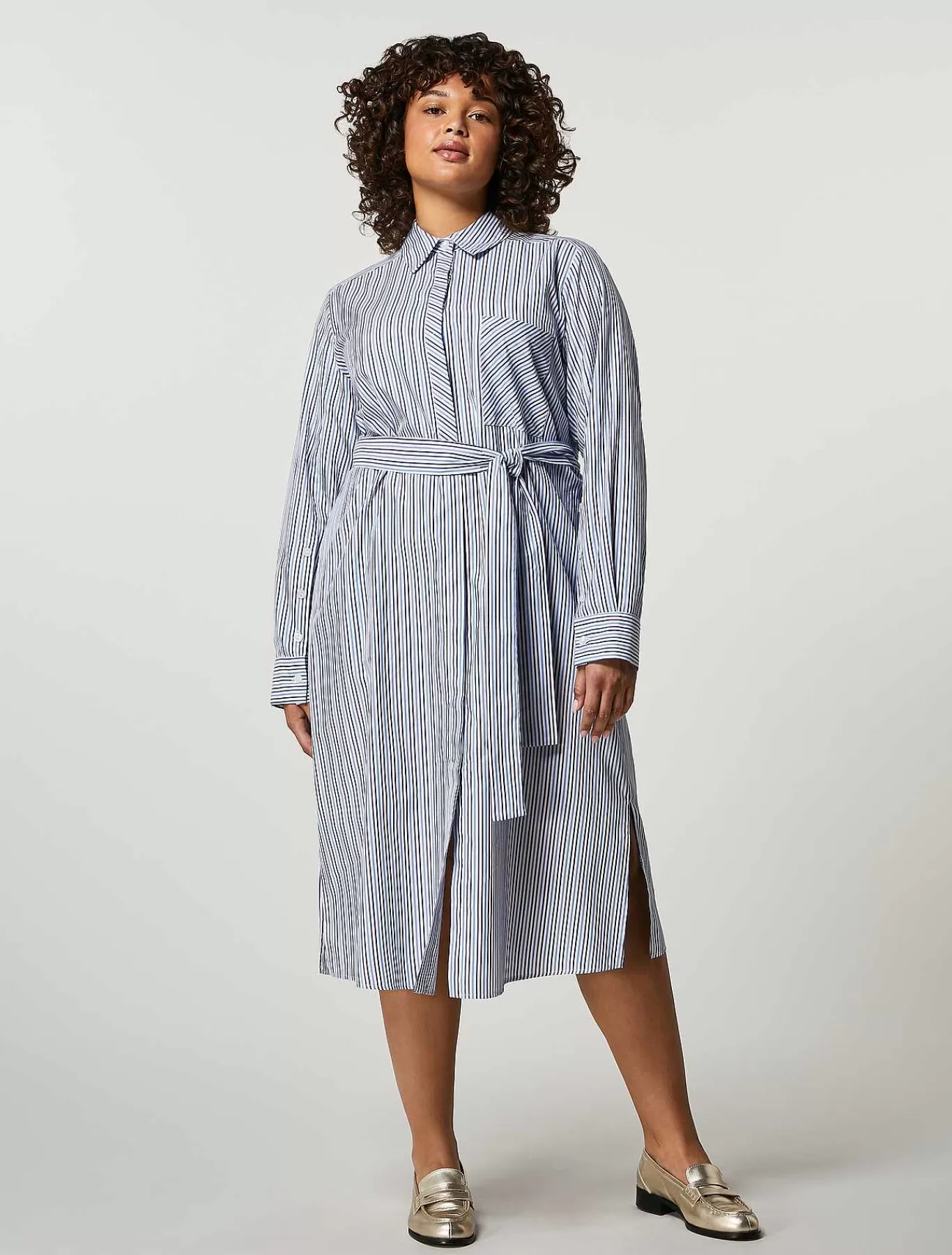 Discount Robe En Popeline De Coton Et Viscose Femmes Des Vêtements Formels
