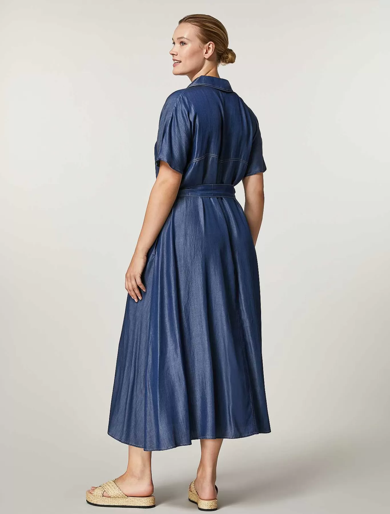 Hot Robe En Serge Femmes Robes