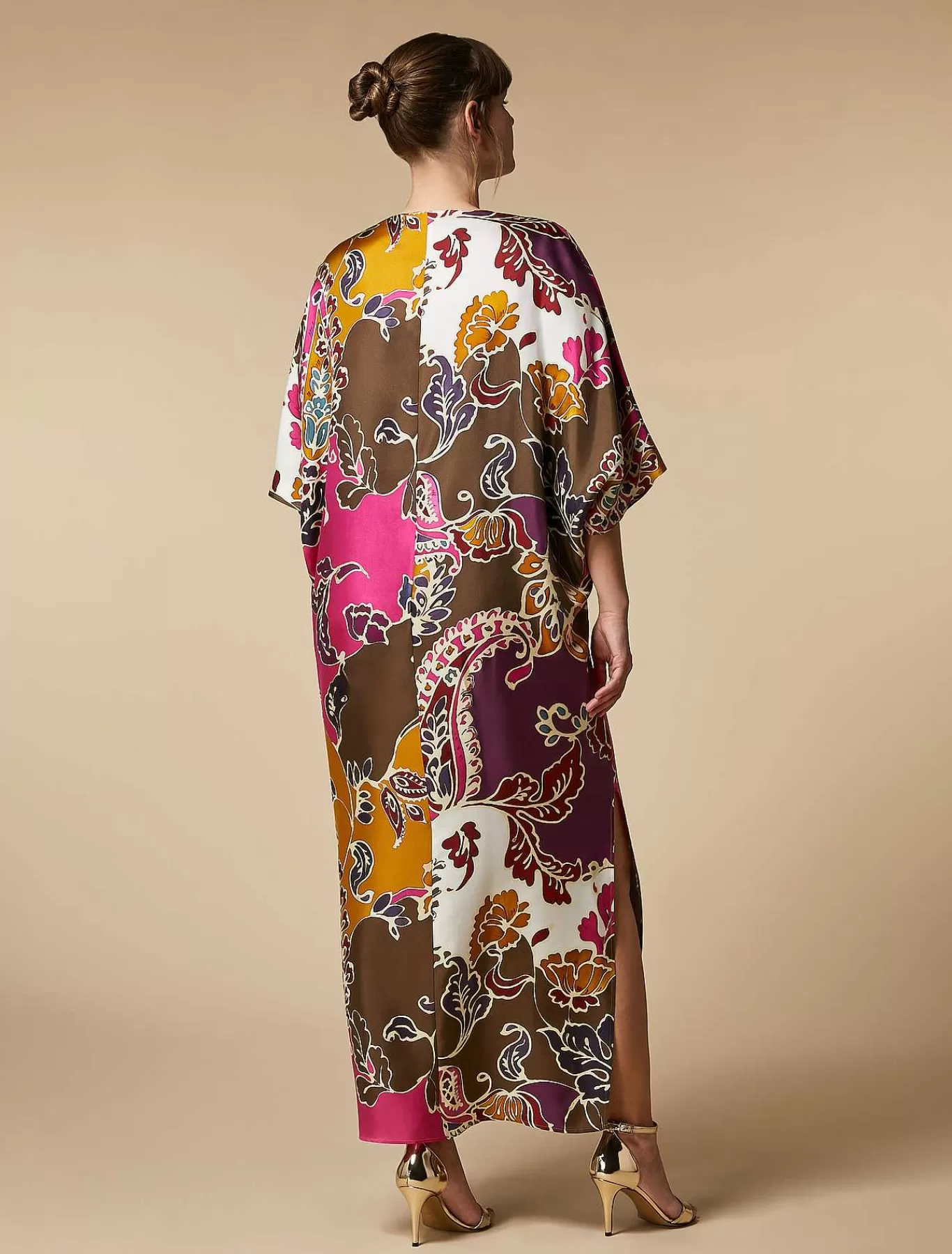 New Robe En Serge De Soie Femmes Robes