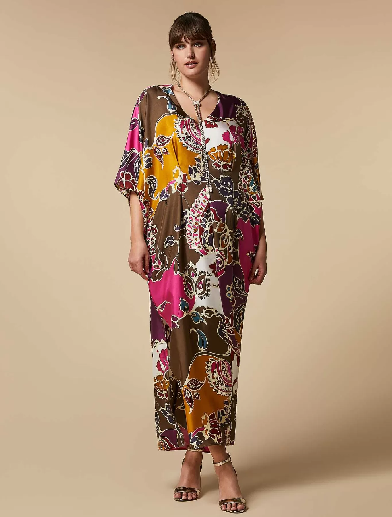New Robe En Serge De Soie Femmes Robes