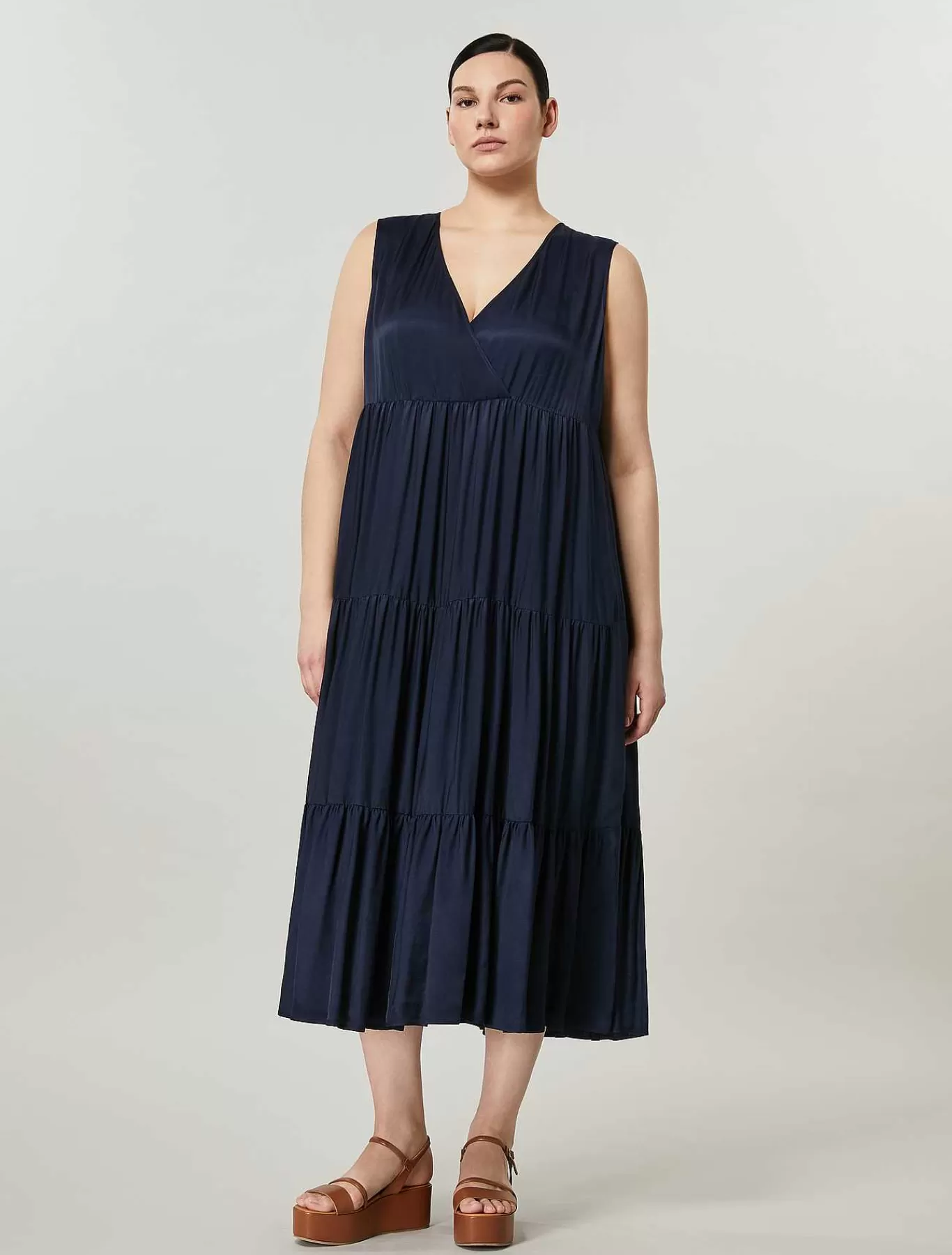 Online Robe En Serge De Viscose Femmes Robes