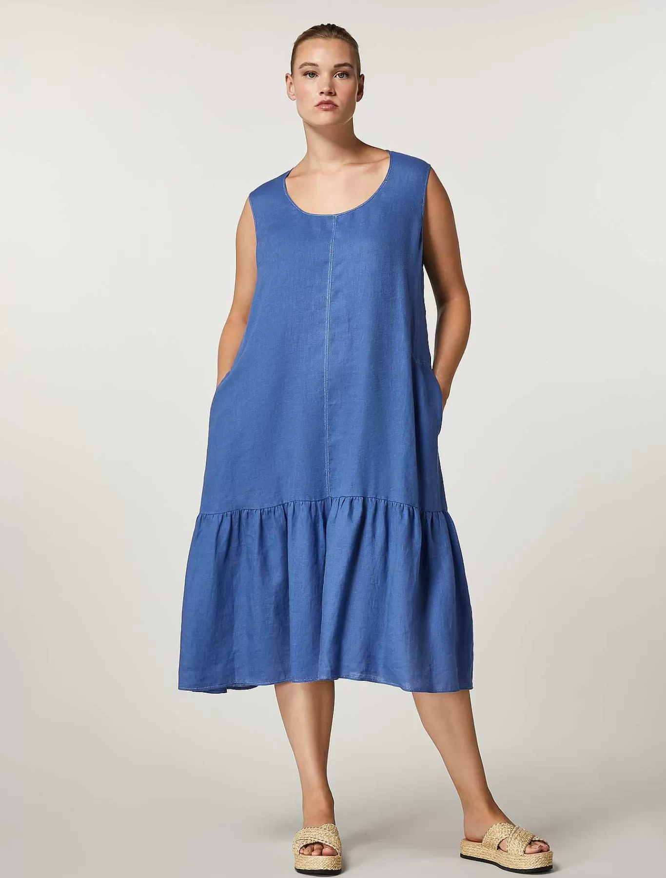 Cheap Robe En Toile De Lin Femmes Robes