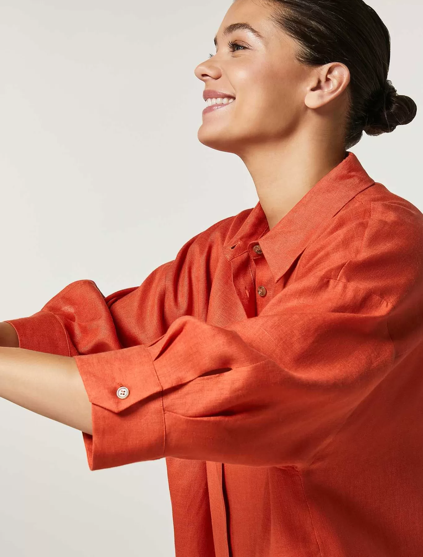 Store Robe En Toile De Lin Femmes Robes