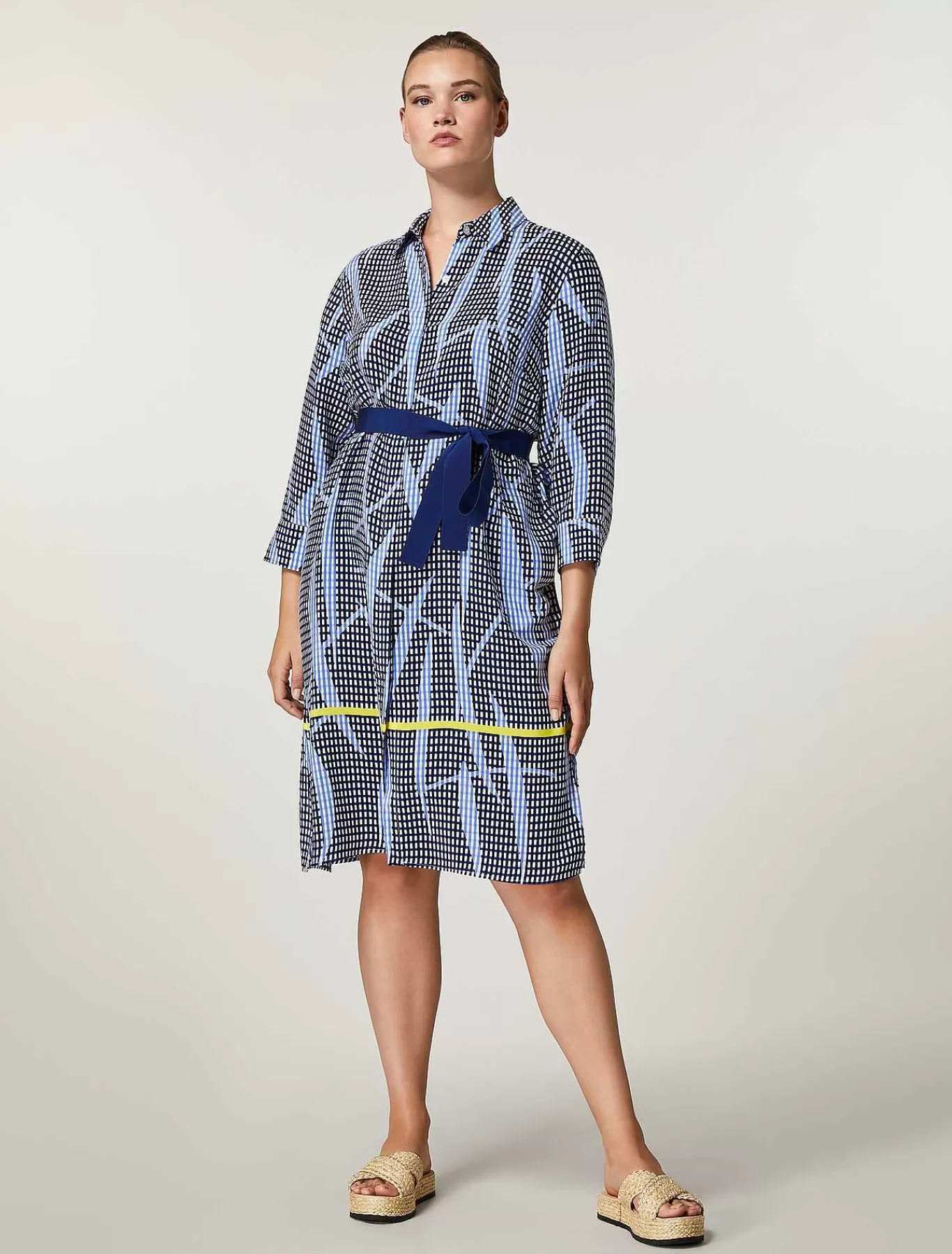Discount Robe En Toile De Viscose Melangee Femmes Robes