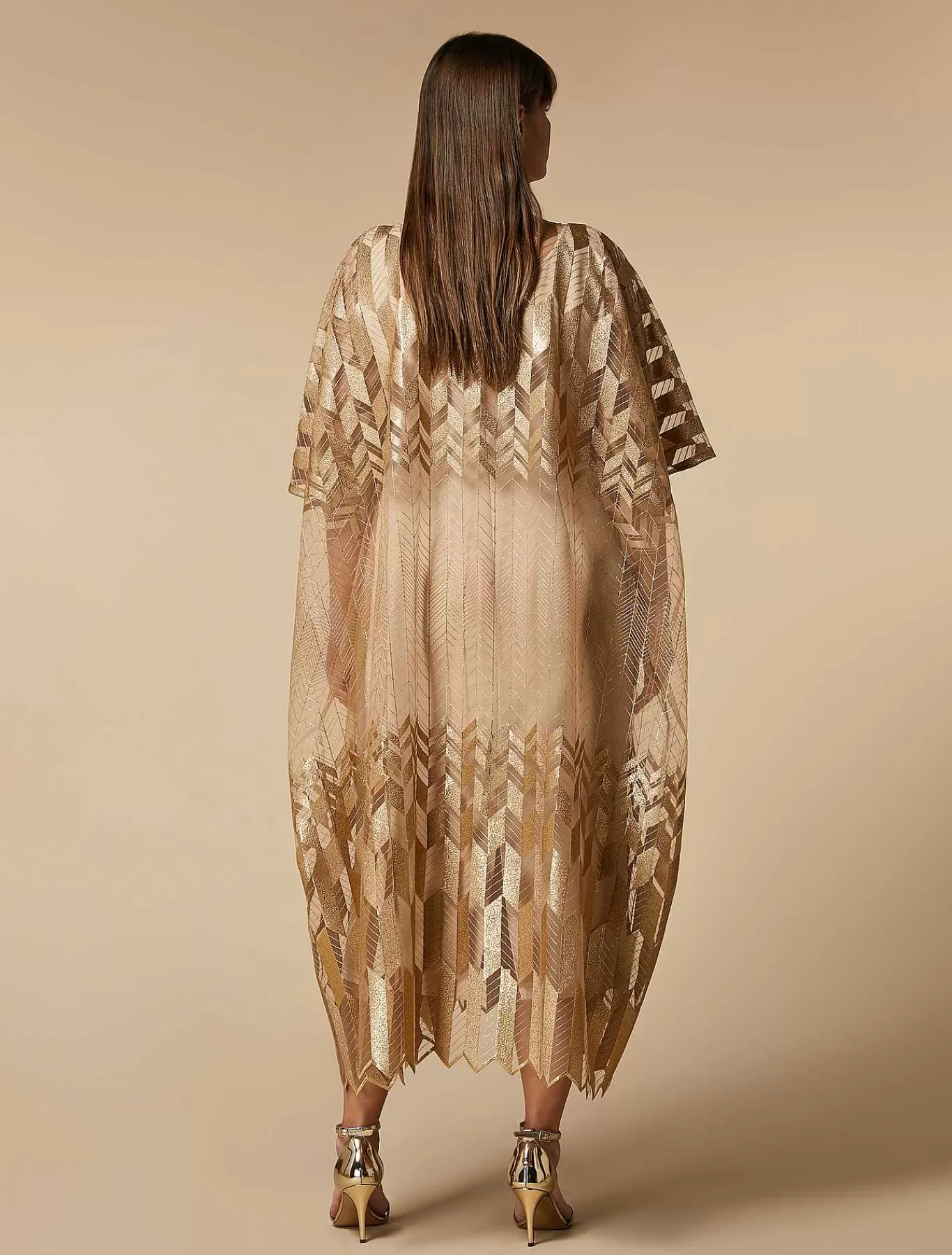 Clearance Robe En Tulle Metallise Femmes Robes