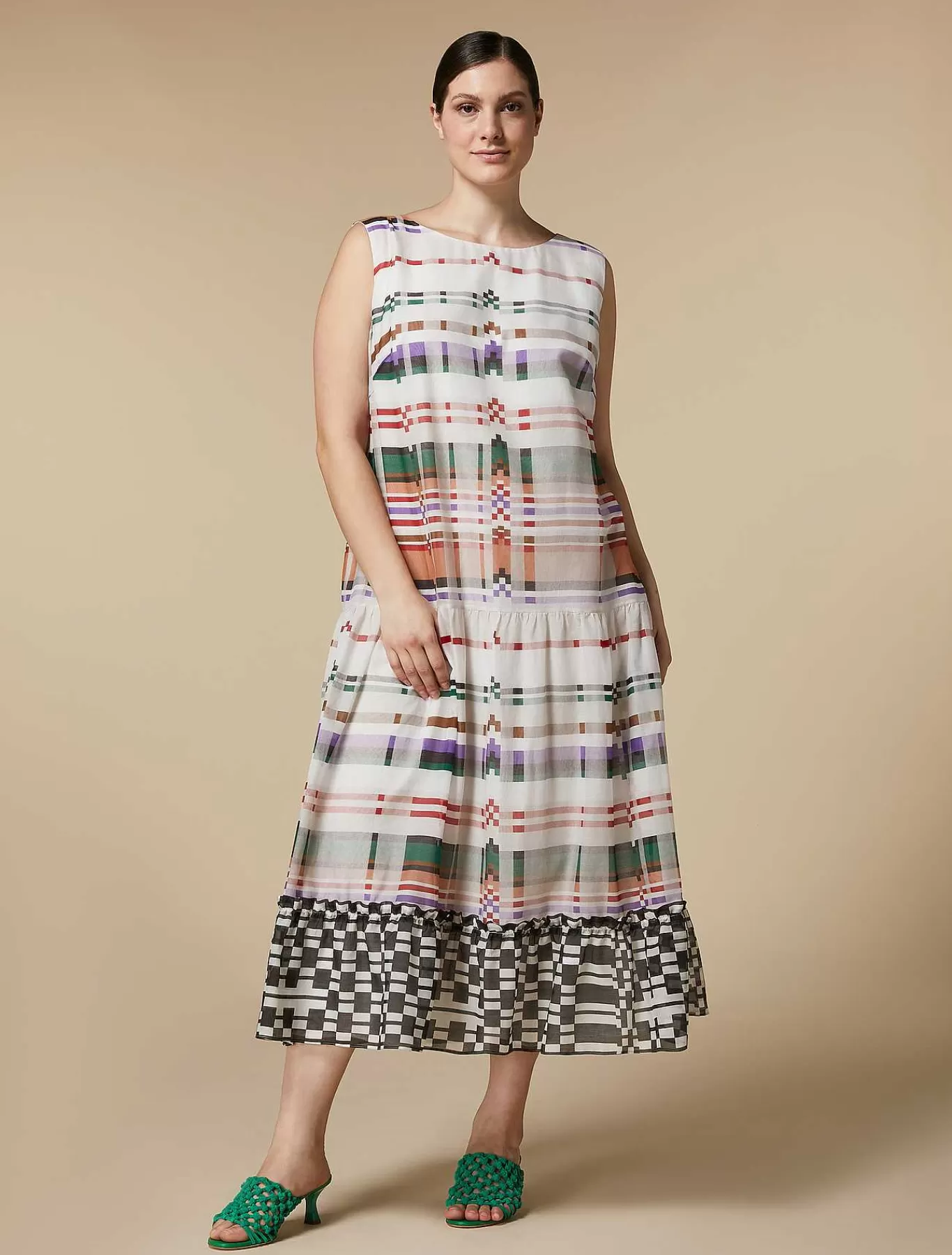 Flash Sale Robe En Voile A Volants Femmes Robes