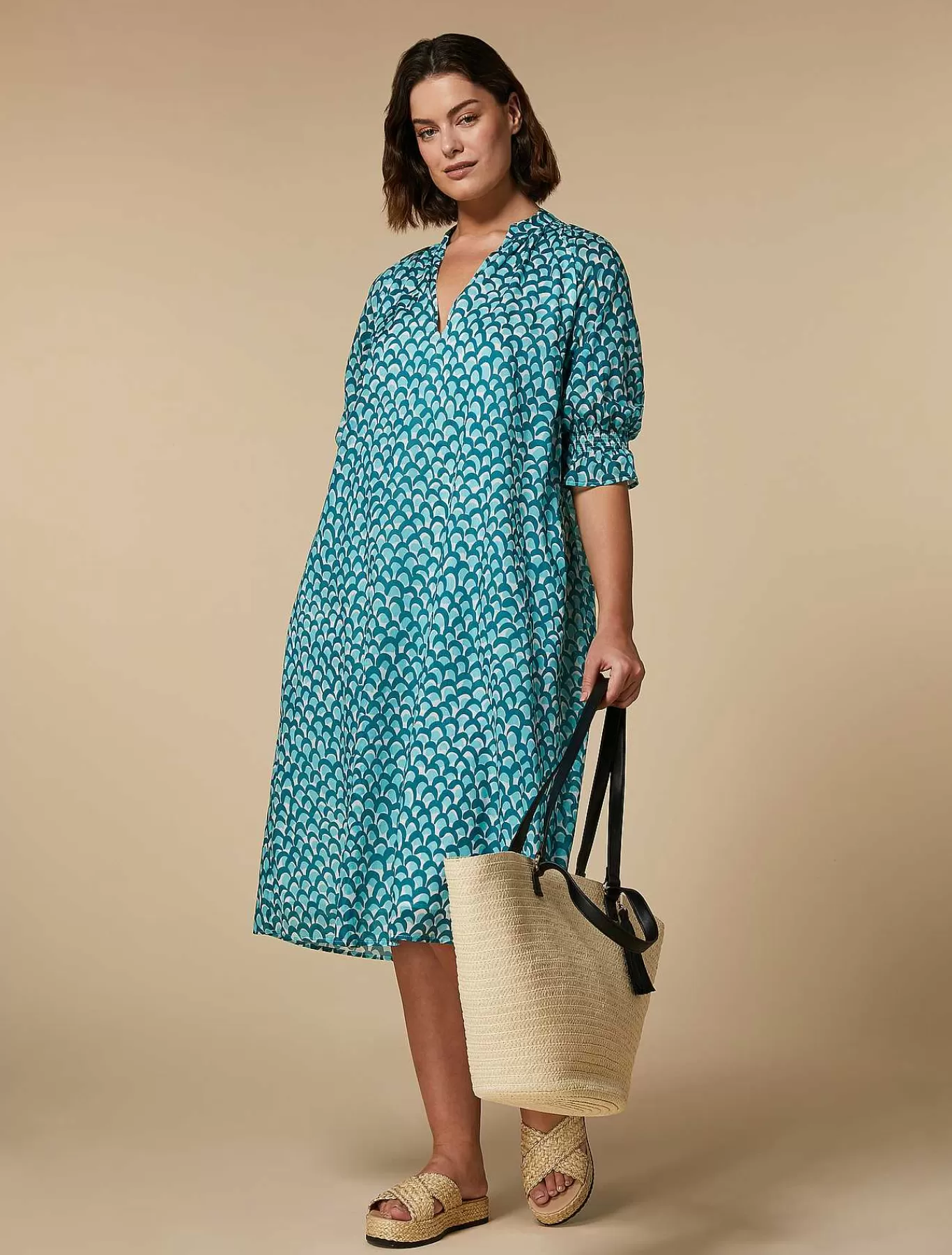 Clearance Robe En Voile De Coton Femmes Robes