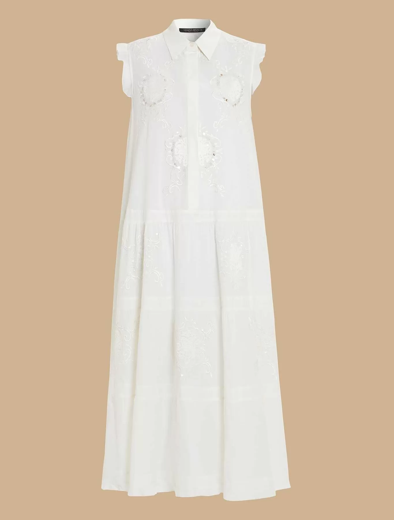 Outlet Robe En Voile Ornee De Broderies Et De Sequins Femmes Robes