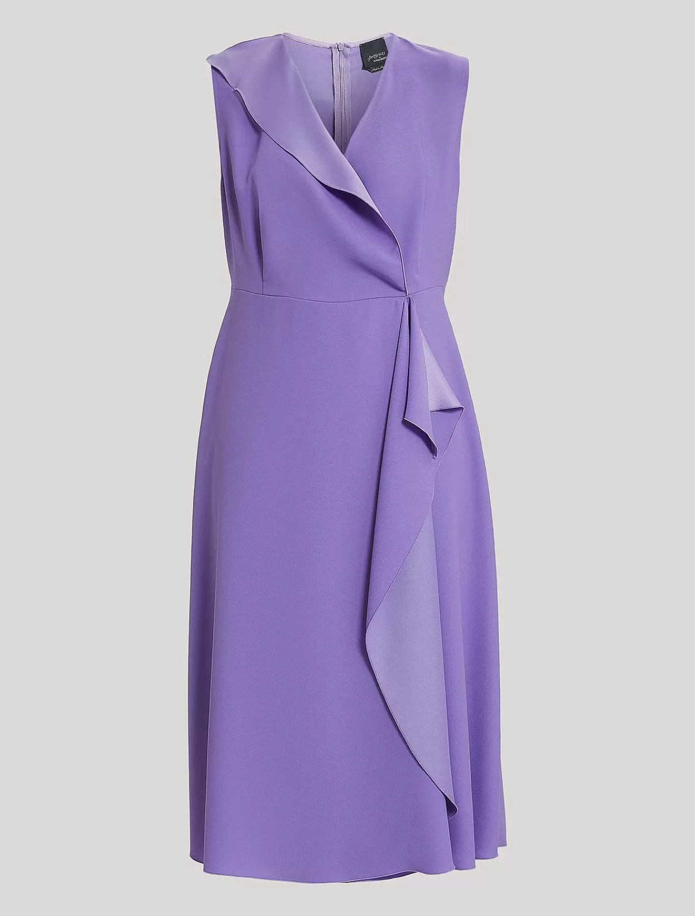 Clearance Robe Envers En Crepe Satine Femmes Des Vêtements Formels