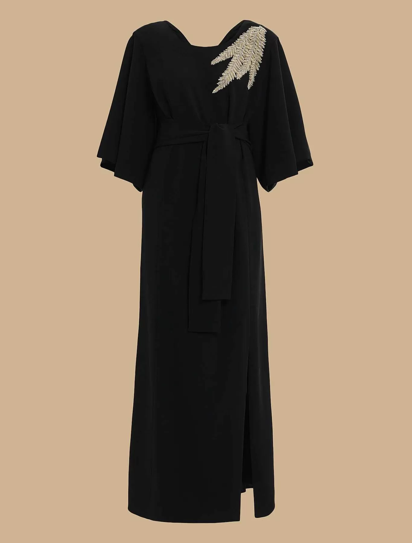 Discount Robe Longue En Cady Brodee Femmes Vêtements De Cérémonie