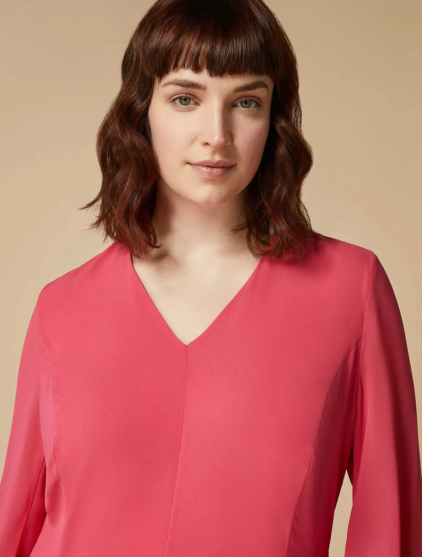 Store Robe Longue En Crepe Georgette Femmes Robes