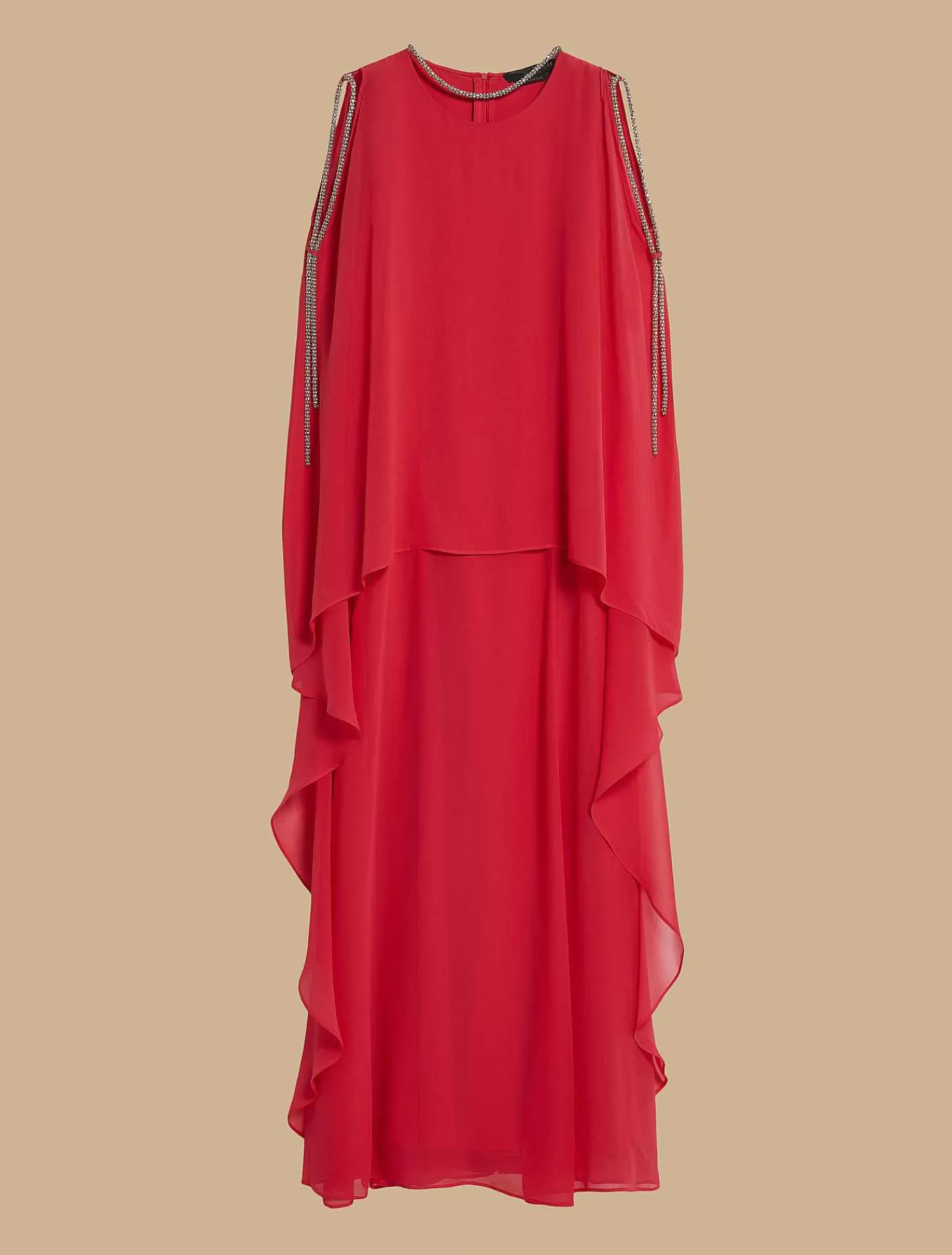 Discount Robe Longue En Georgette De Soie Femmes Vêtements De Cérémonie