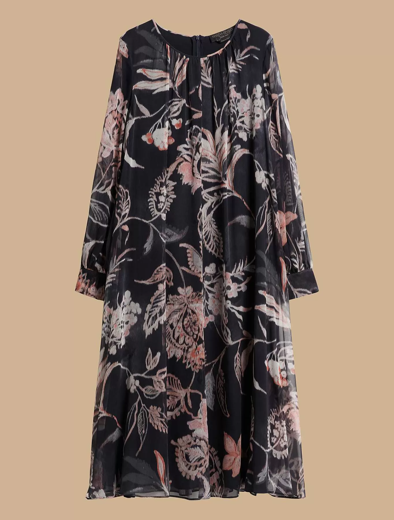 Best Sale Robe Longue En Georgette Imprimee Femmes Robes