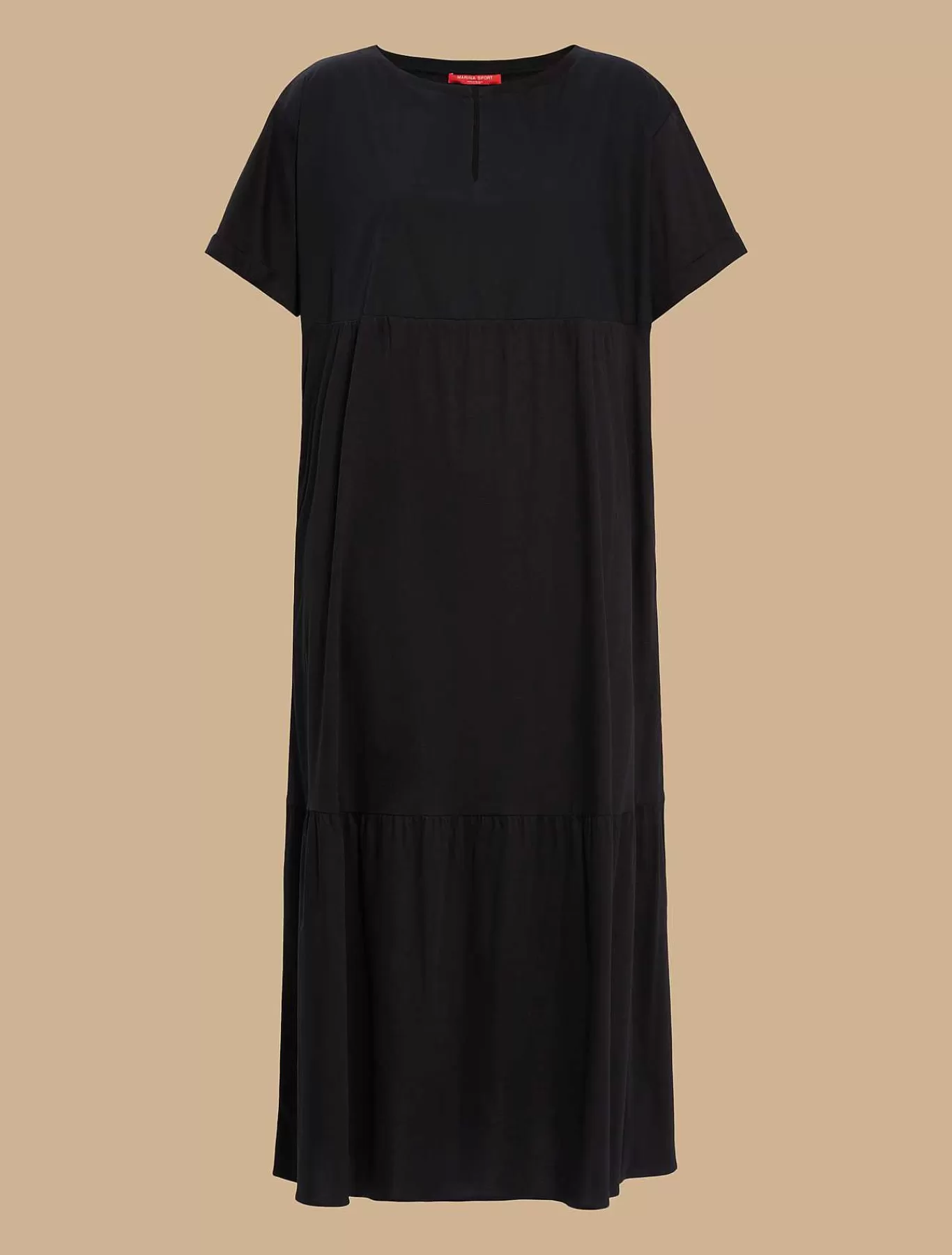 Clearance Robe Longue En Jersey Et Popeline Femmes Robes