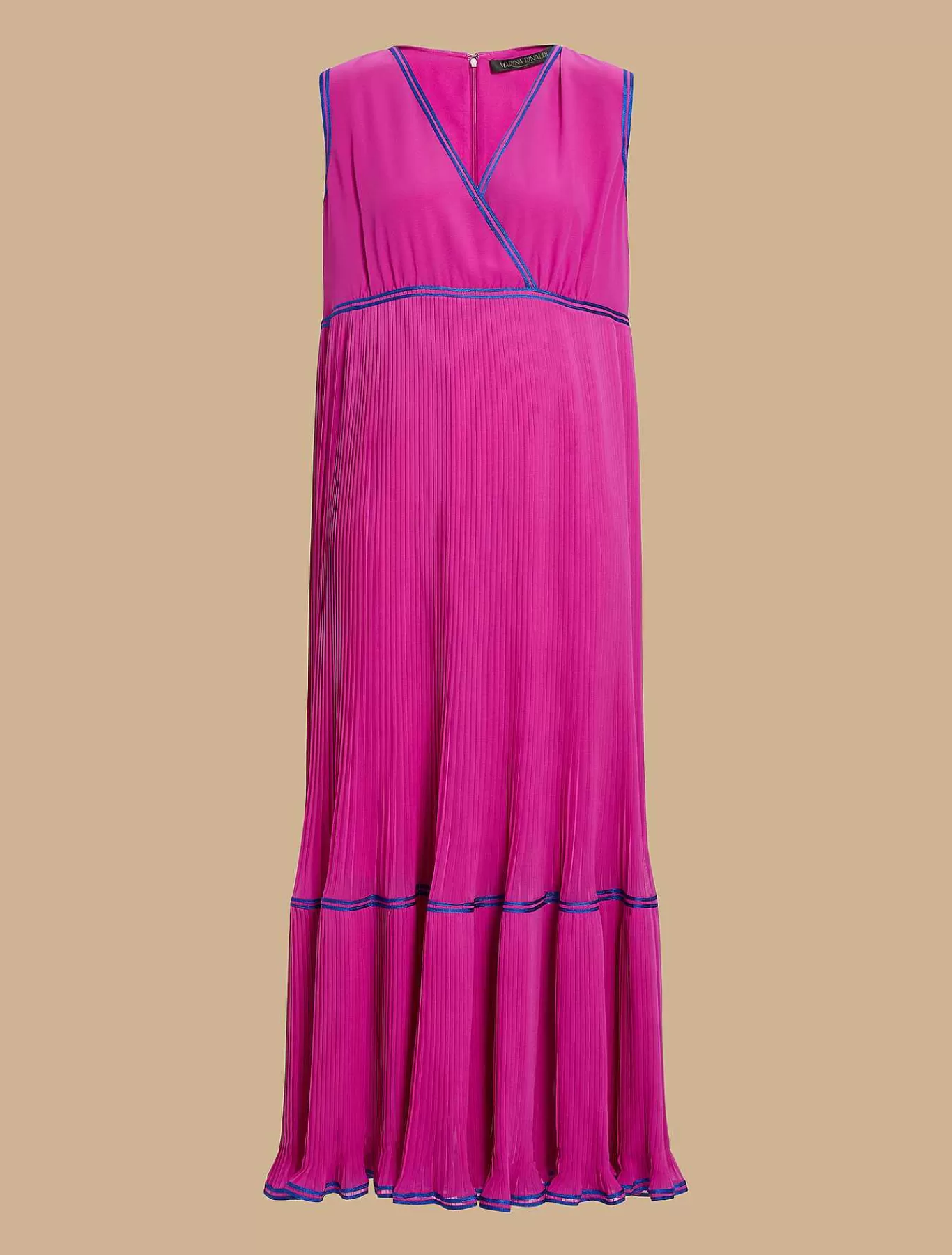 Cheap Robe Longue Plissee En Georgette Femmes Robes
