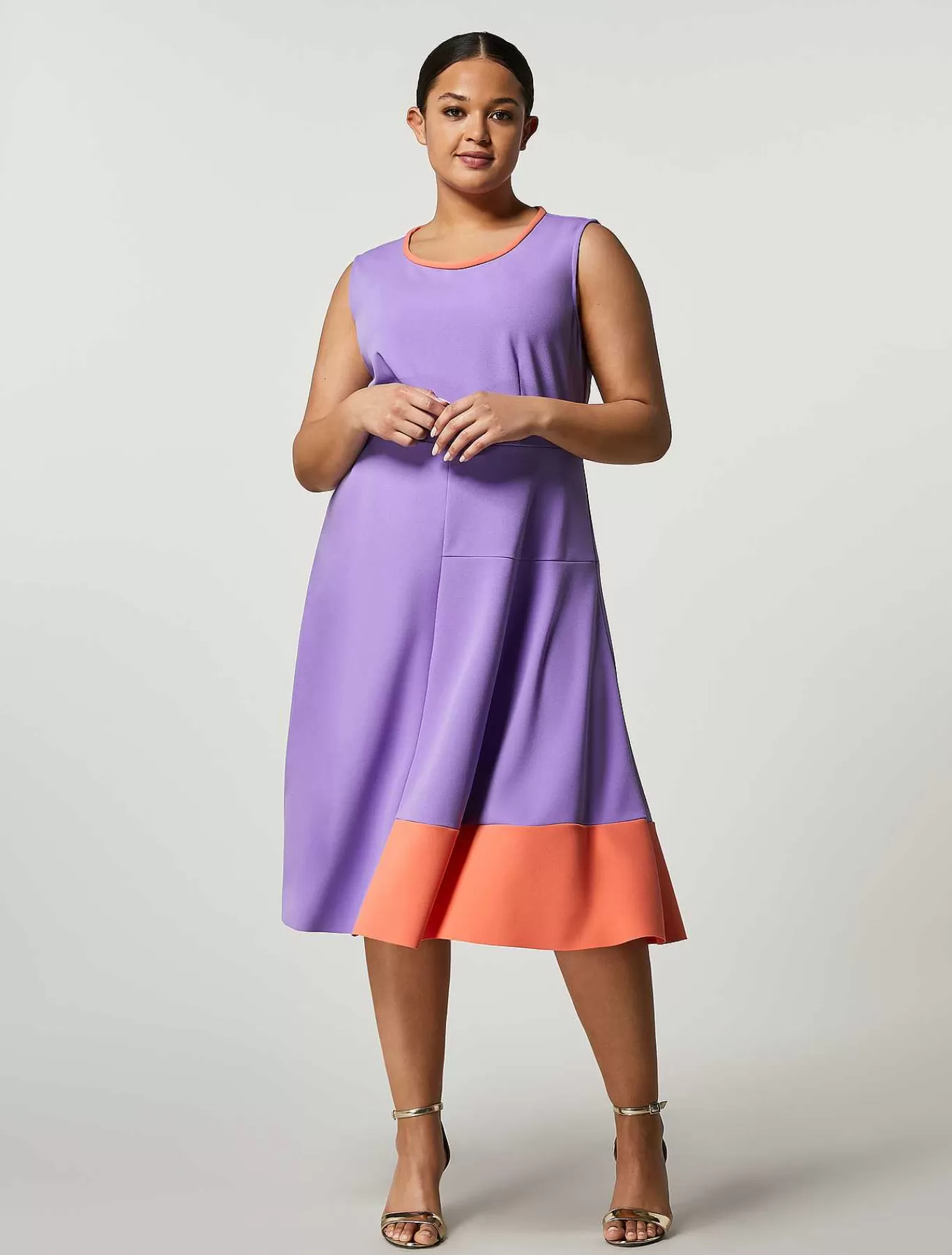 Discount Robe Longueur Mollet En Jersey Neoprene Femmes Robes