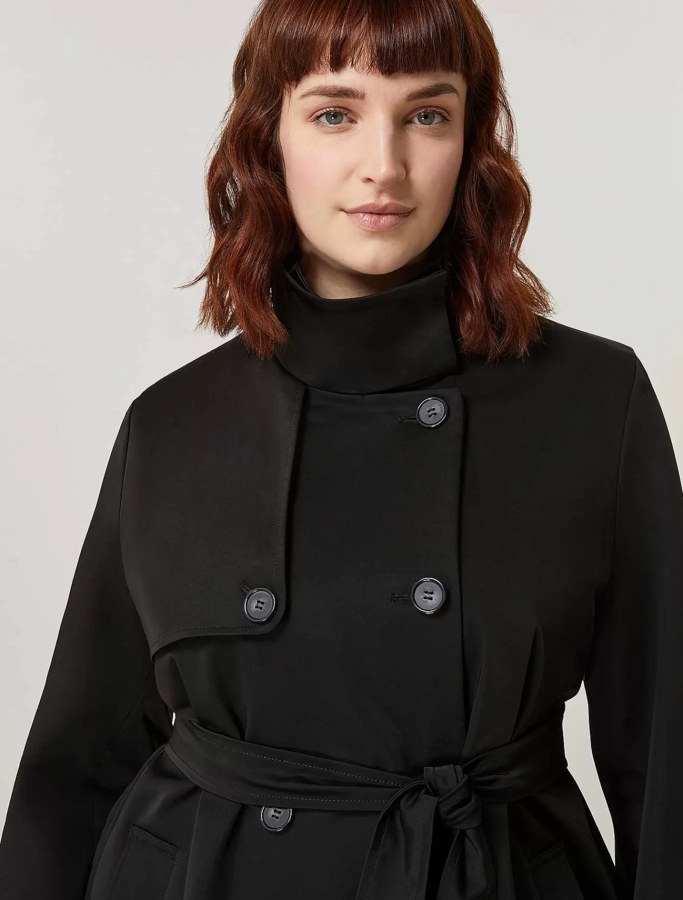 New Trench-Coat En Gabardine Deperlant Femmes Manteaux Et Trenchs