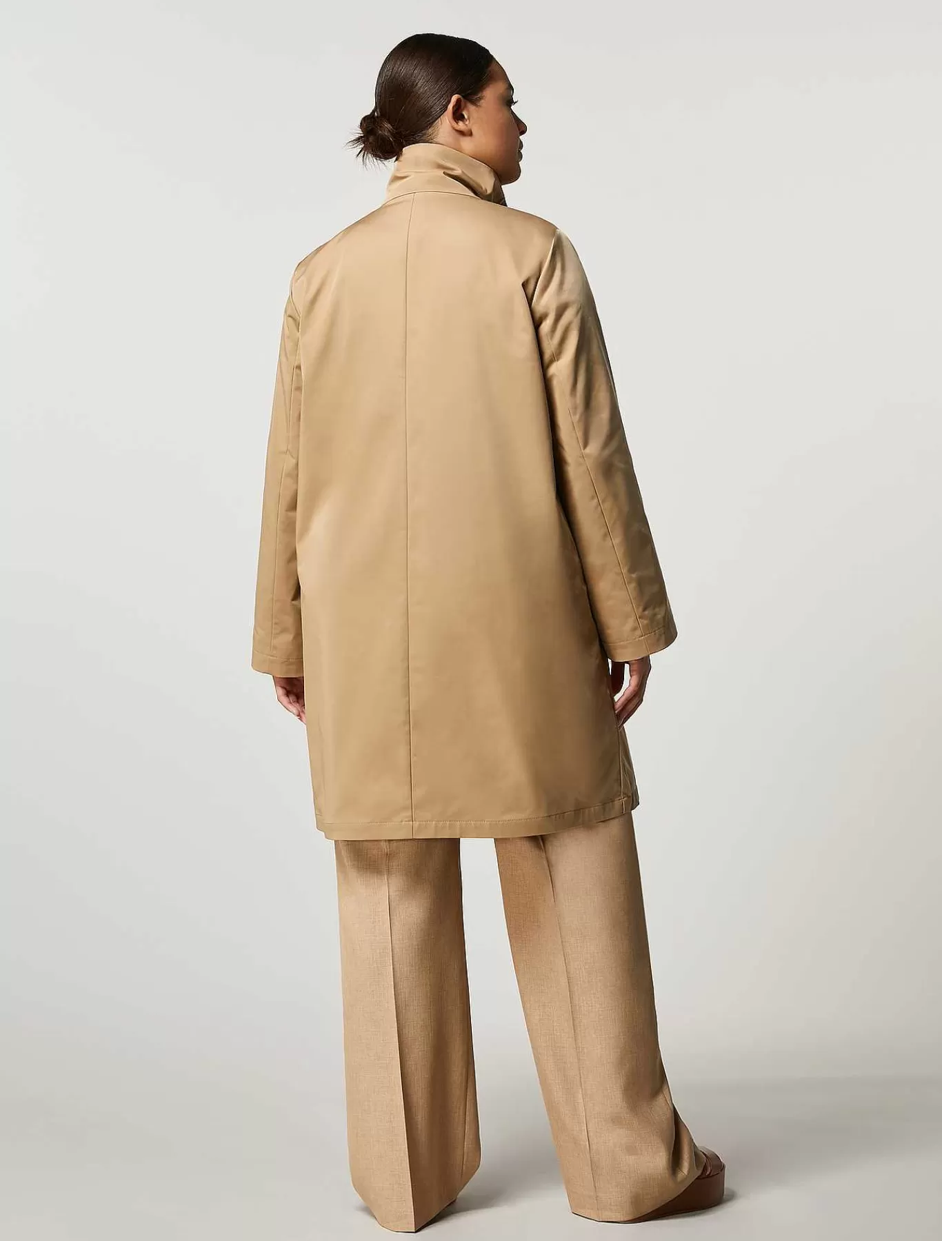 Sale Trench-Coat En Gabardine Deperlant Femmes Manteaux Et Trenchs