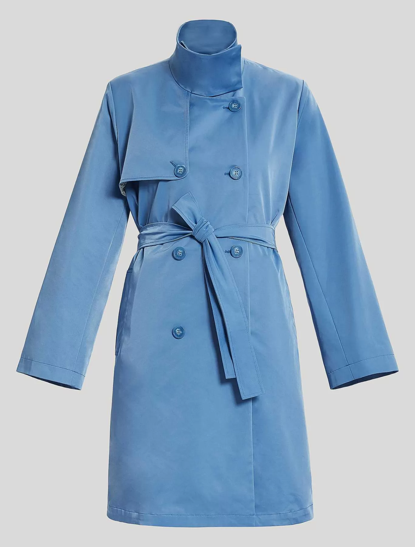 Cheap Trench-Coat En Gabardine Deperlant Femmes Manteaux Et Trenchs