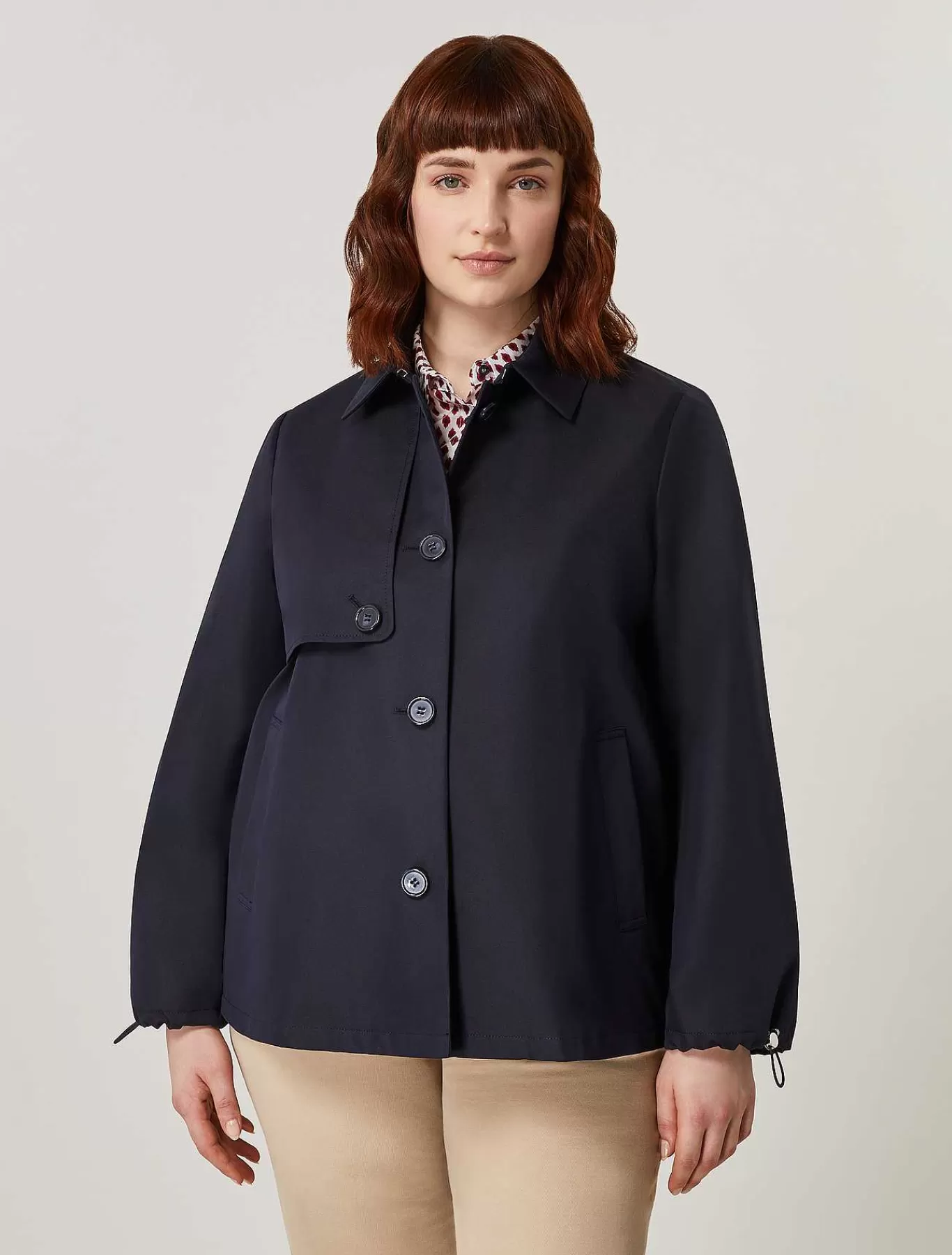 Sale Trench-Coat En Taffetas Deperlant Femmes Manteaux Et Trenchs