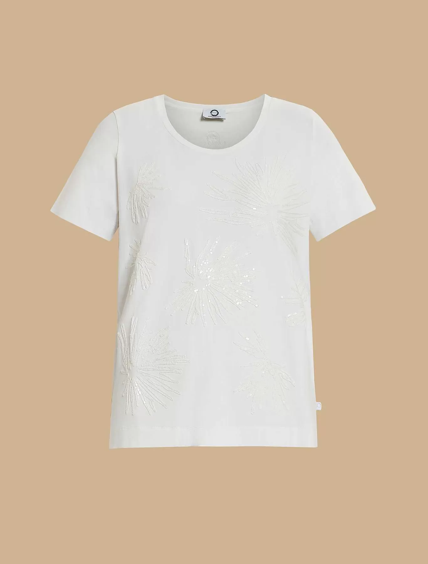 Store T-Shirt En Jersey A Paillettes Femmes Hauts Et T-Shirts
