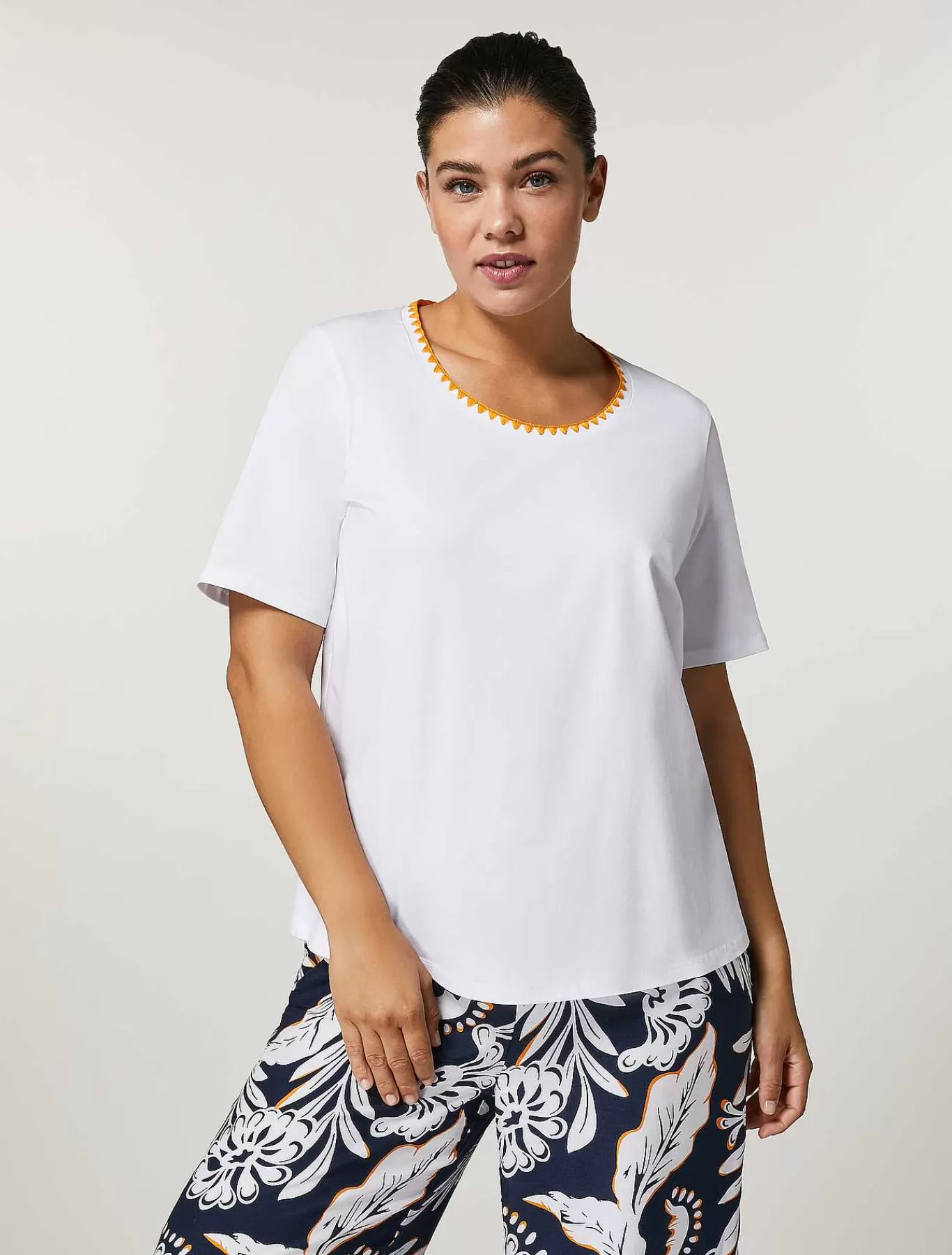 Store T-Shirt En Jersey De Coton Femmes Hauts Et T-Shirts