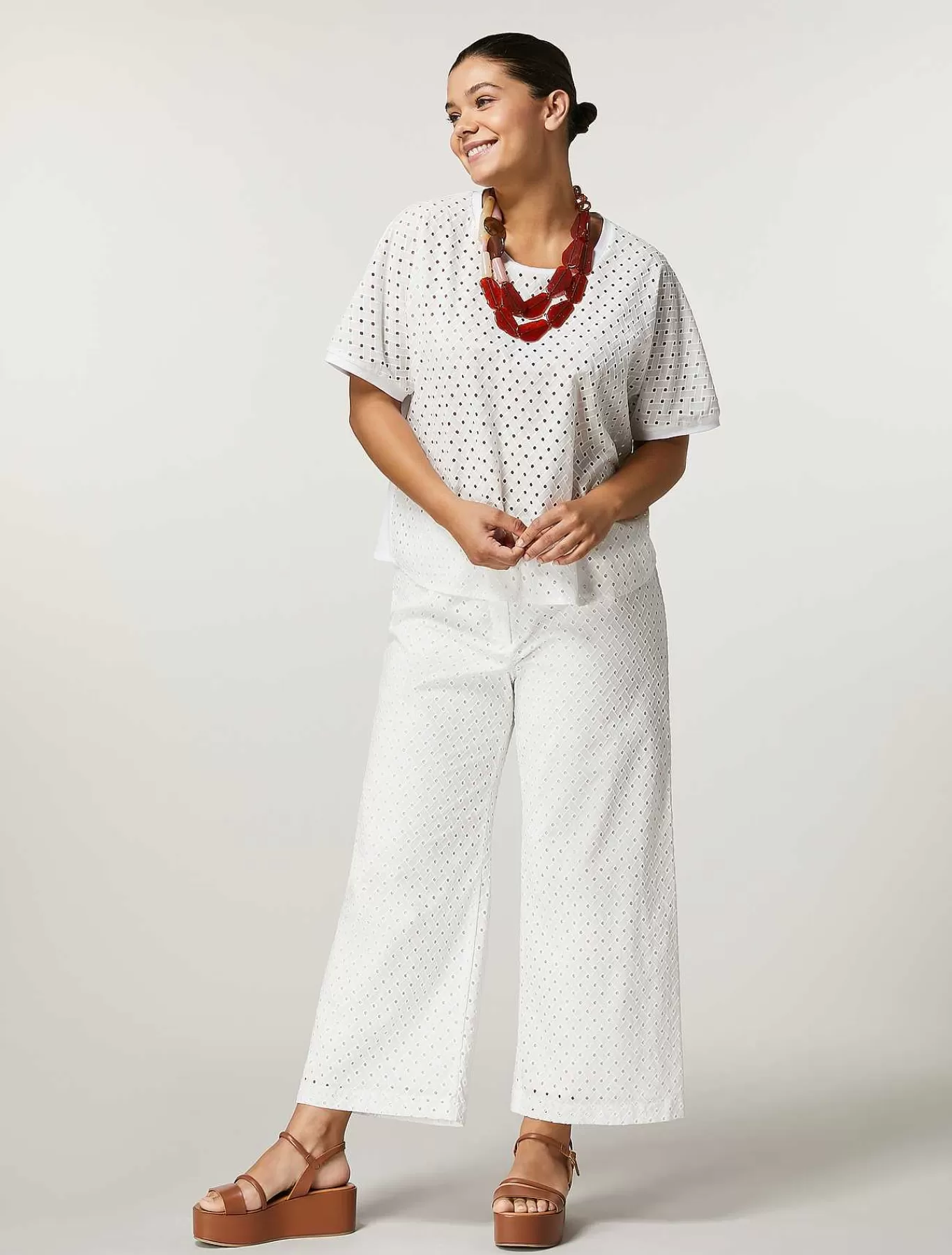 Shop T-Shirt En Jersey De Coton Femmes Hauts Et T-Shirts