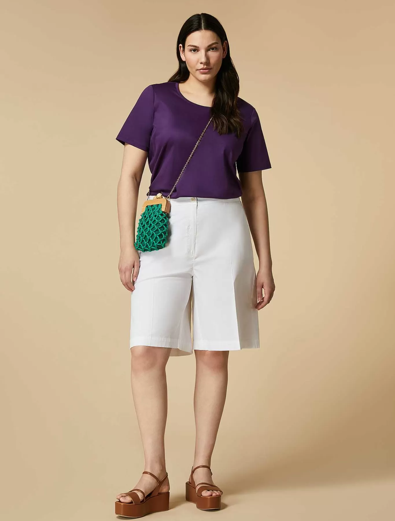 Outlet T-Shirt En Jersey De Coton Femmes Hauts Et T-Shirts