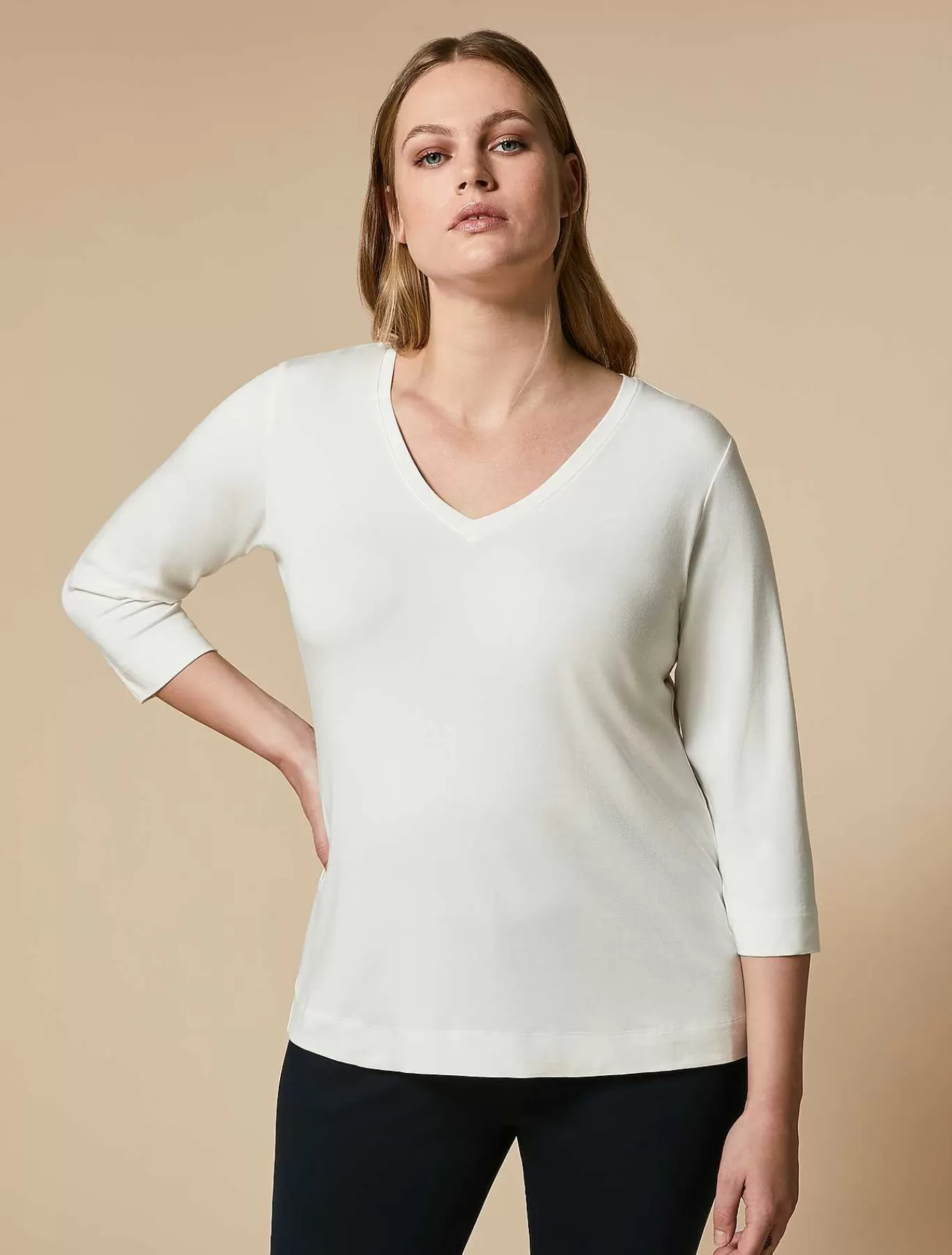 Sale T-Shirt En Jersey De Viscose Femmes Hauts Et T-Shirts