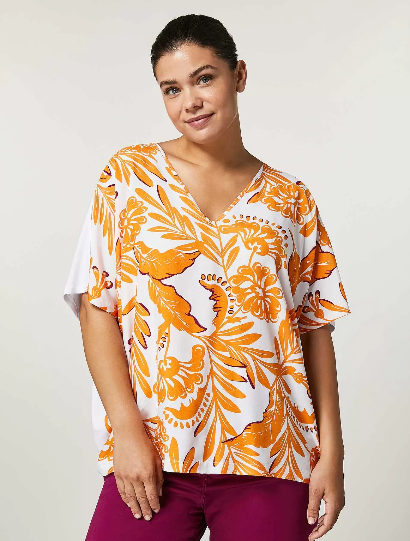 Flash Sale T-Shirt En Jersey De Viscose Femmes Hauts Et T-Shirts
