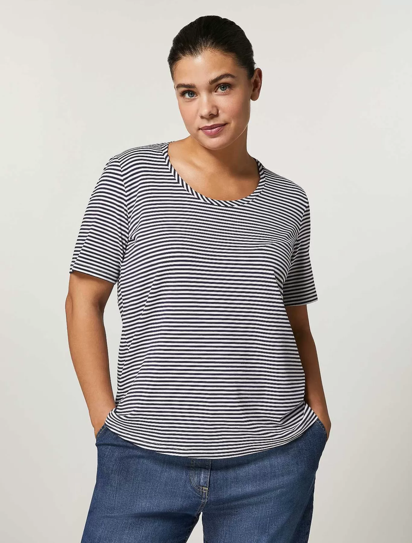 Fashion T-Shirt En Jersey De Viscose Femmes Hauts Et T-Shirts