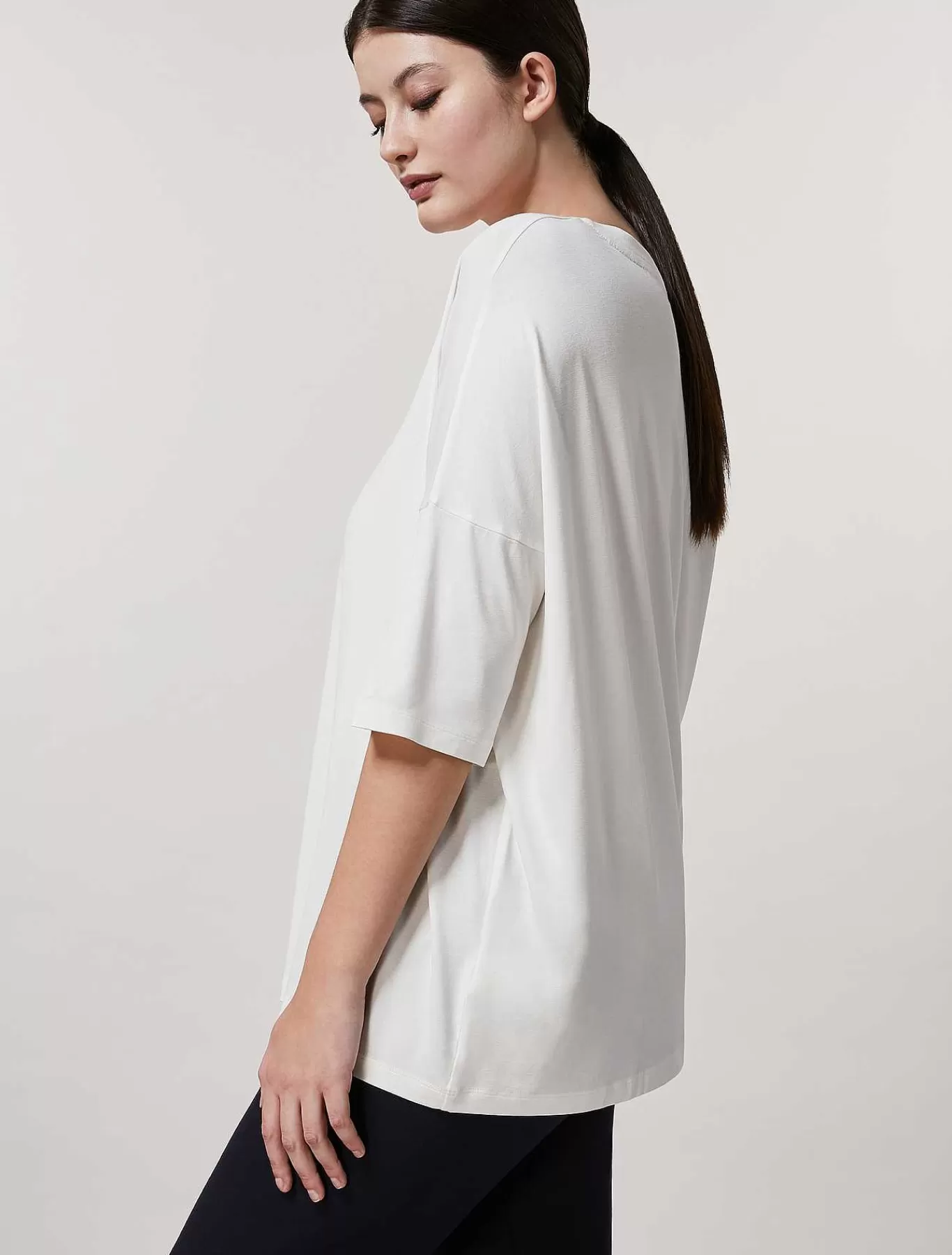 Store T-Shirt En Jersey De Viscose Femmes Hauts Et T-Shirts
