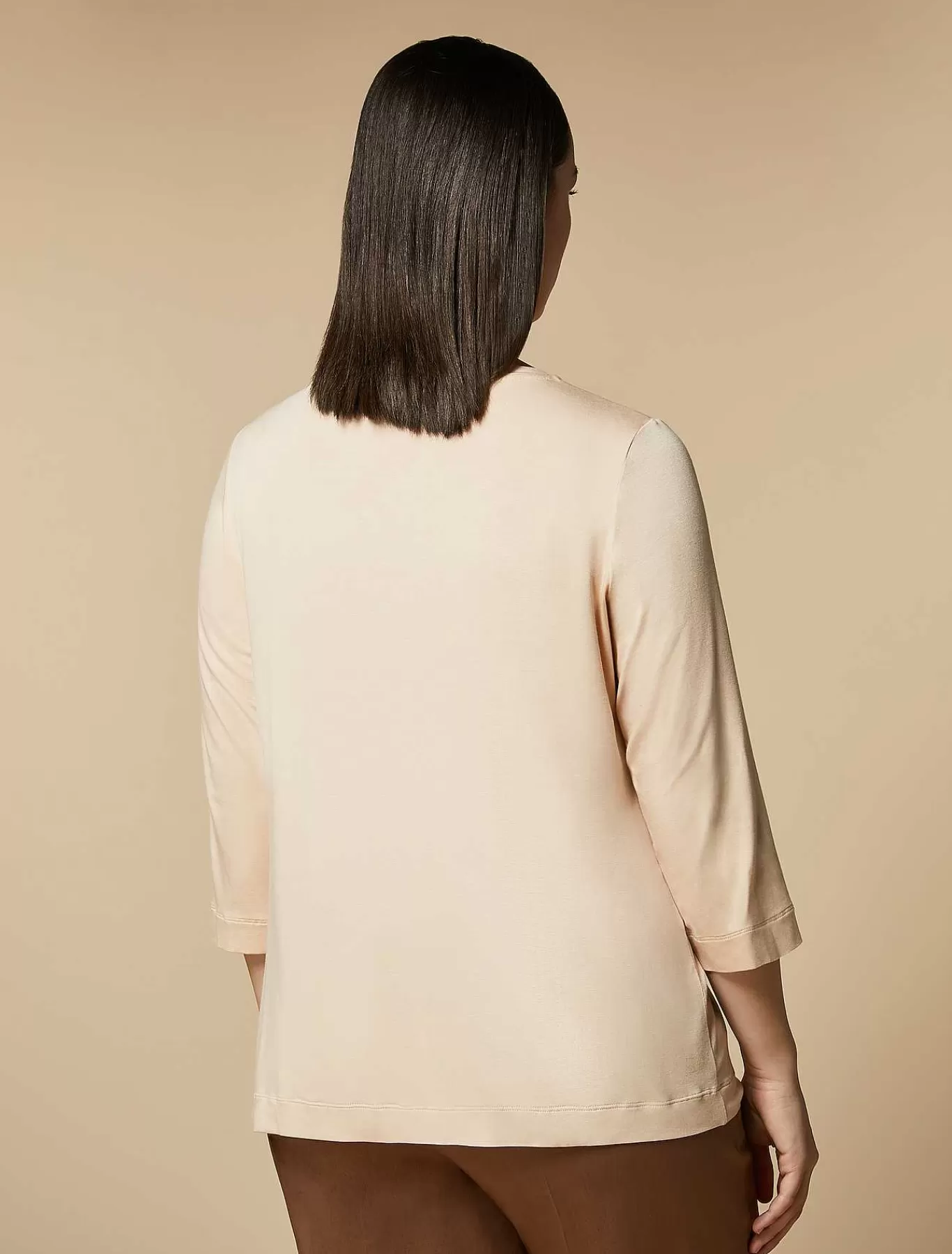 Clearance T-Shirt En Jersey De Viscose Femmes Essentiel