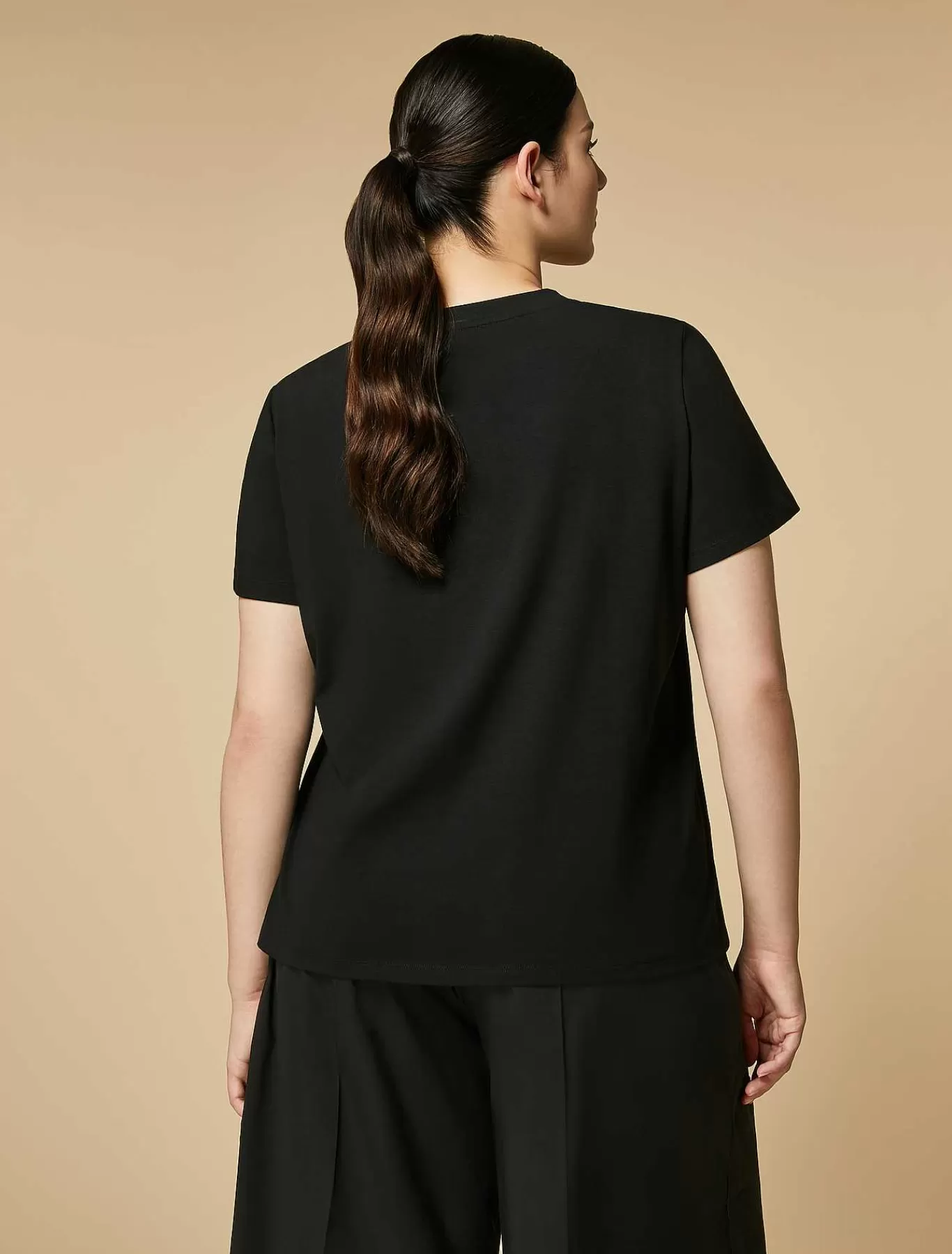 Shop T-Shirt En Jersey Et Satin Femmes Hauts Et T-Shirts
