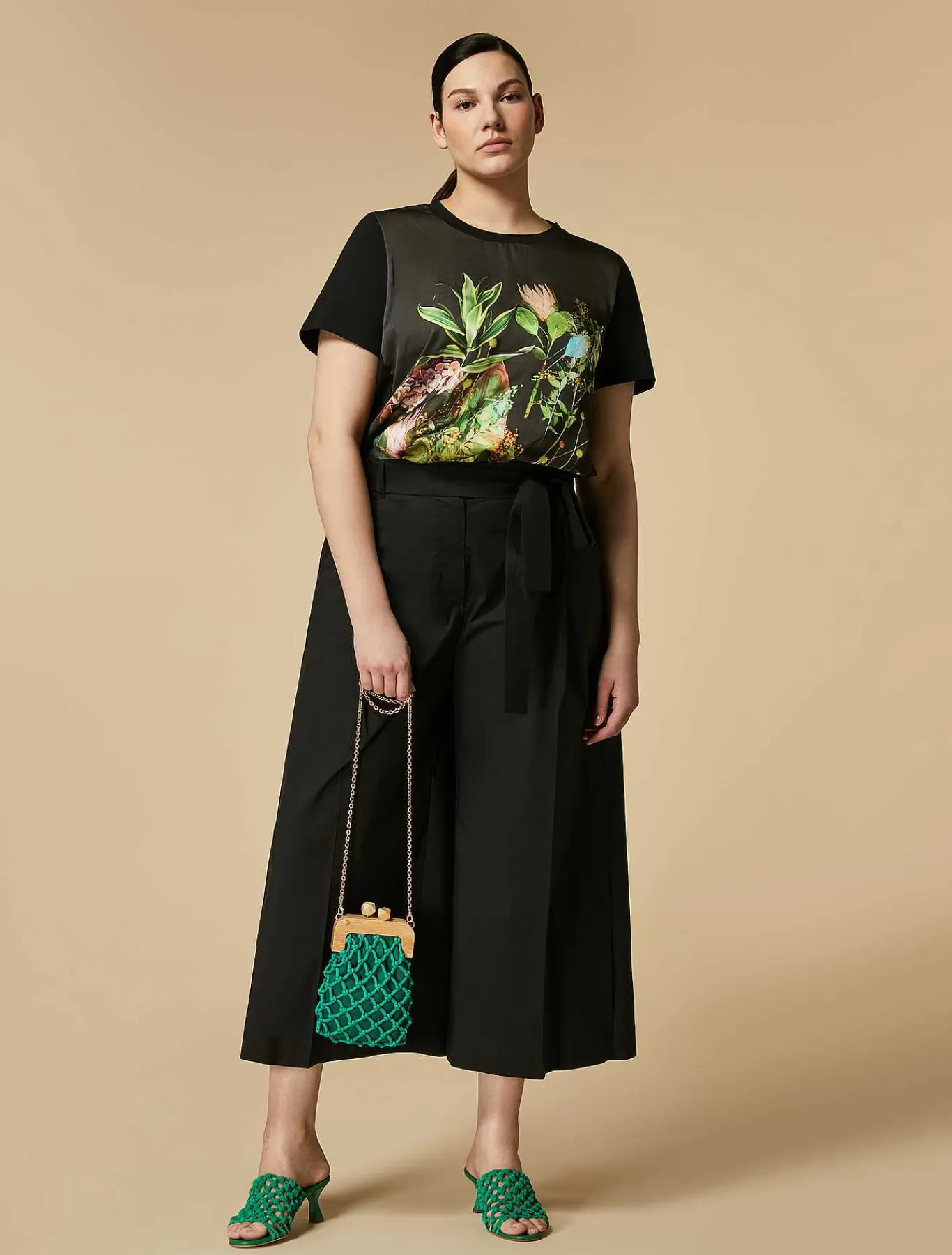 Shop T-Shirt En Jersey Et Satin Femmes Hauts Et T-Shirts
