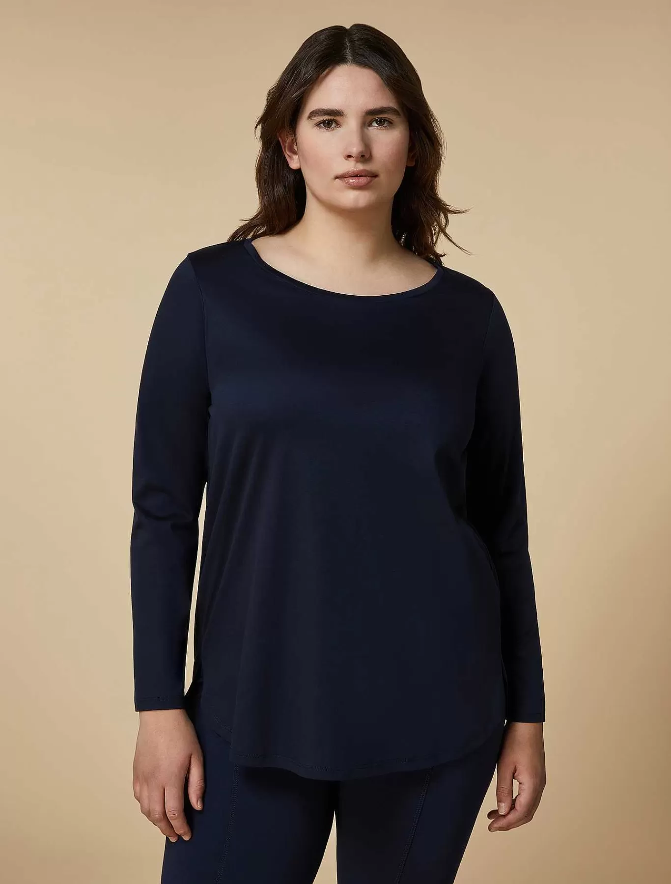 Flash Sale T-Shirt En Jersey Interlock Femmes Hauts Et T-Shirts