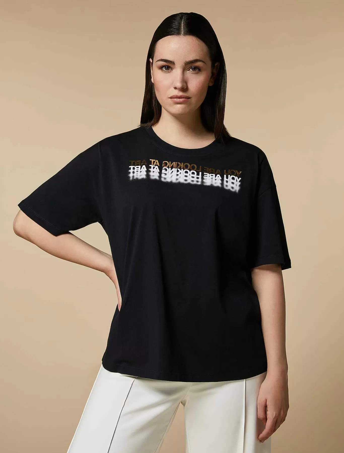 Best T-Shirt En Jersey Orne D'Imprimes Femmes Hauts Et T-Shirts