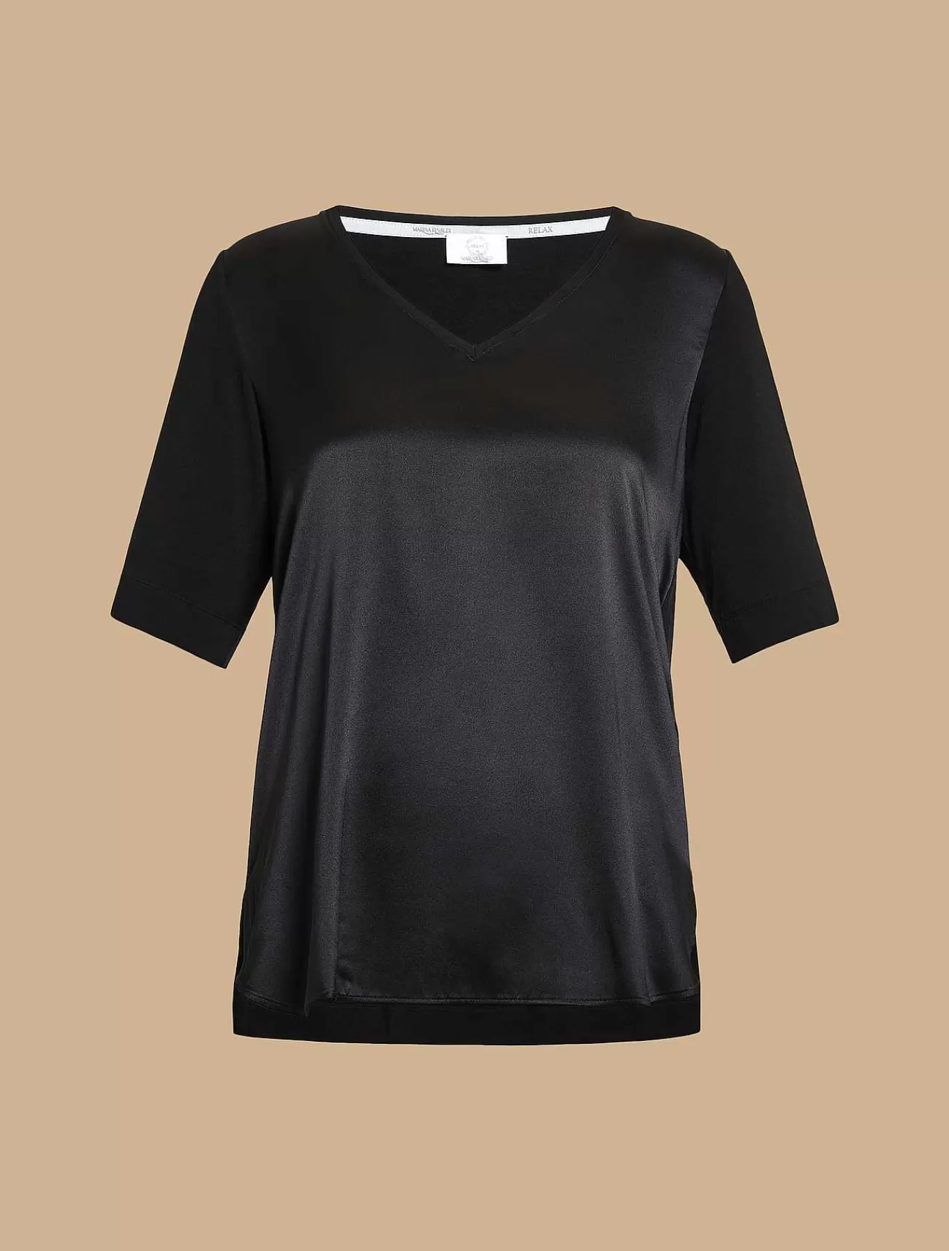 Sale T-Shirt En Soie Et Jersey Femmes Hauts Et T-Shirts