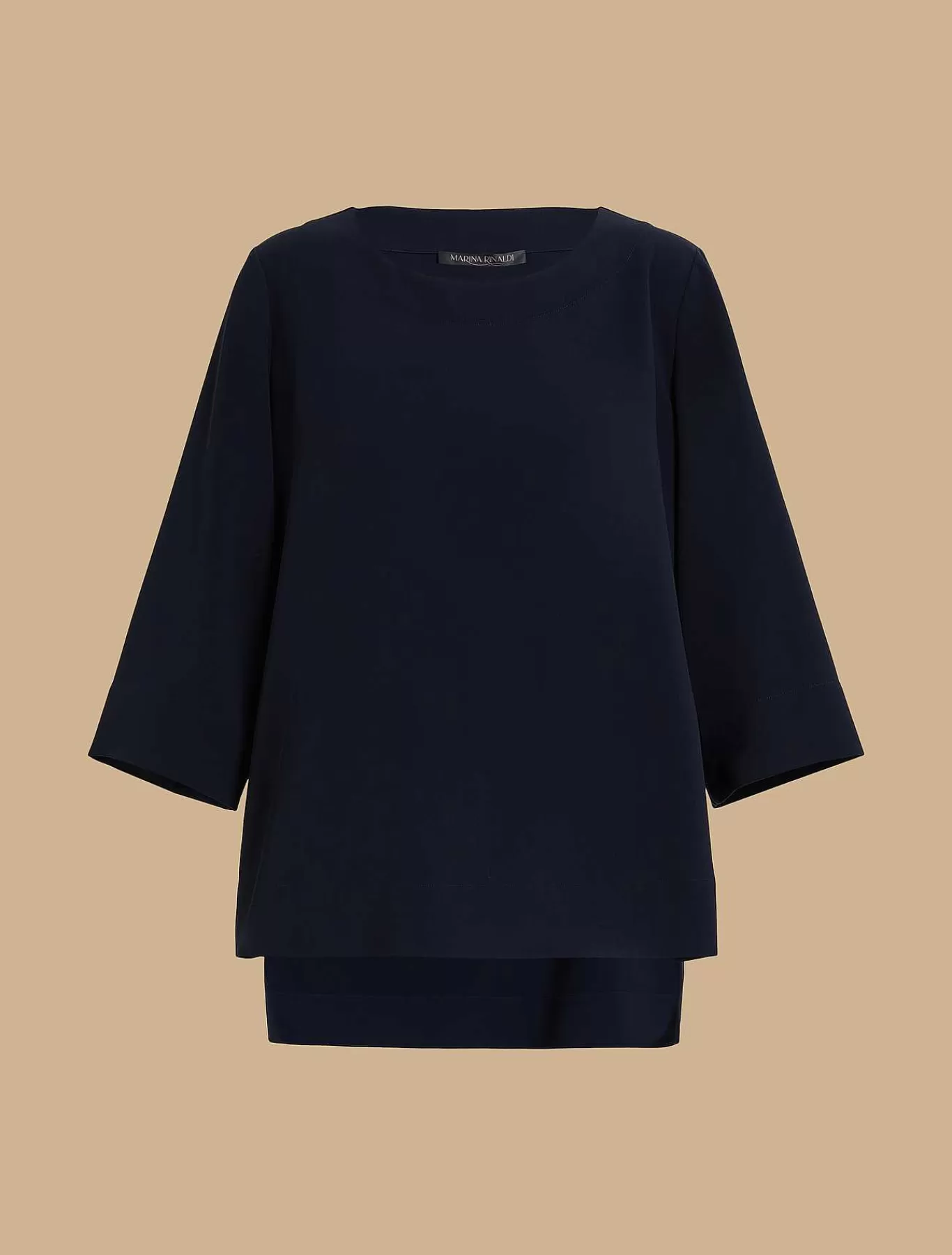 Best Sale Tunique En Cady Triacetate Femmes Blouses Et Chemises