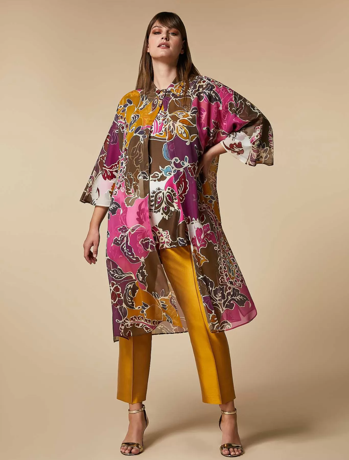 Cheap Tunique En Georgette De Soie Femmes Blouses Et Chemises