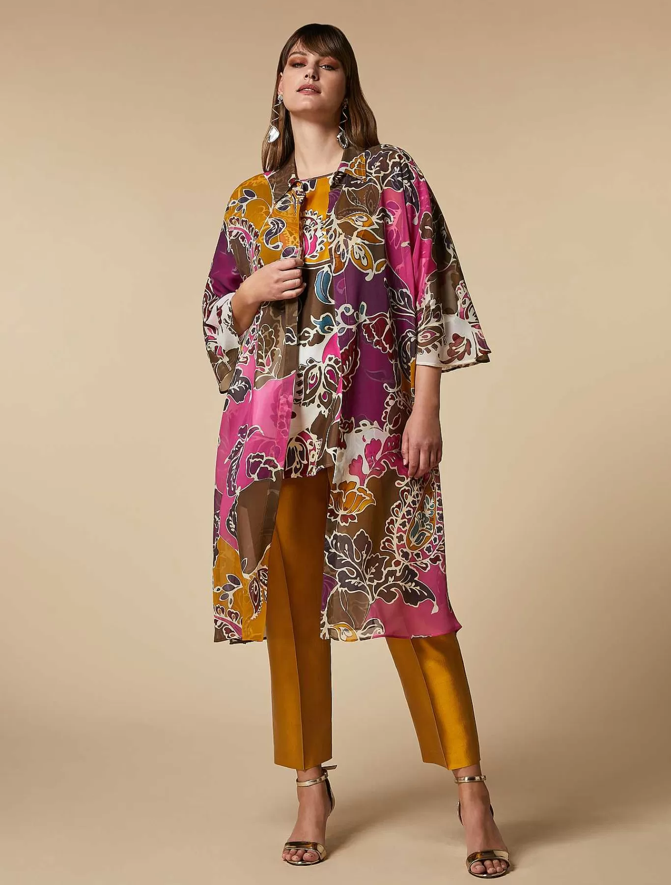 Cheap Tunique En Georgette De Soie Femmes Blouses Et Chemises